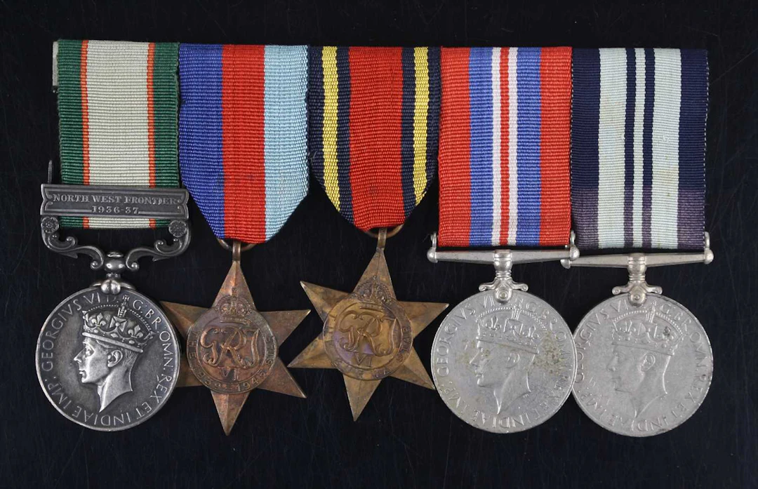 Lot 1268 - An Indian Army group of five medals to