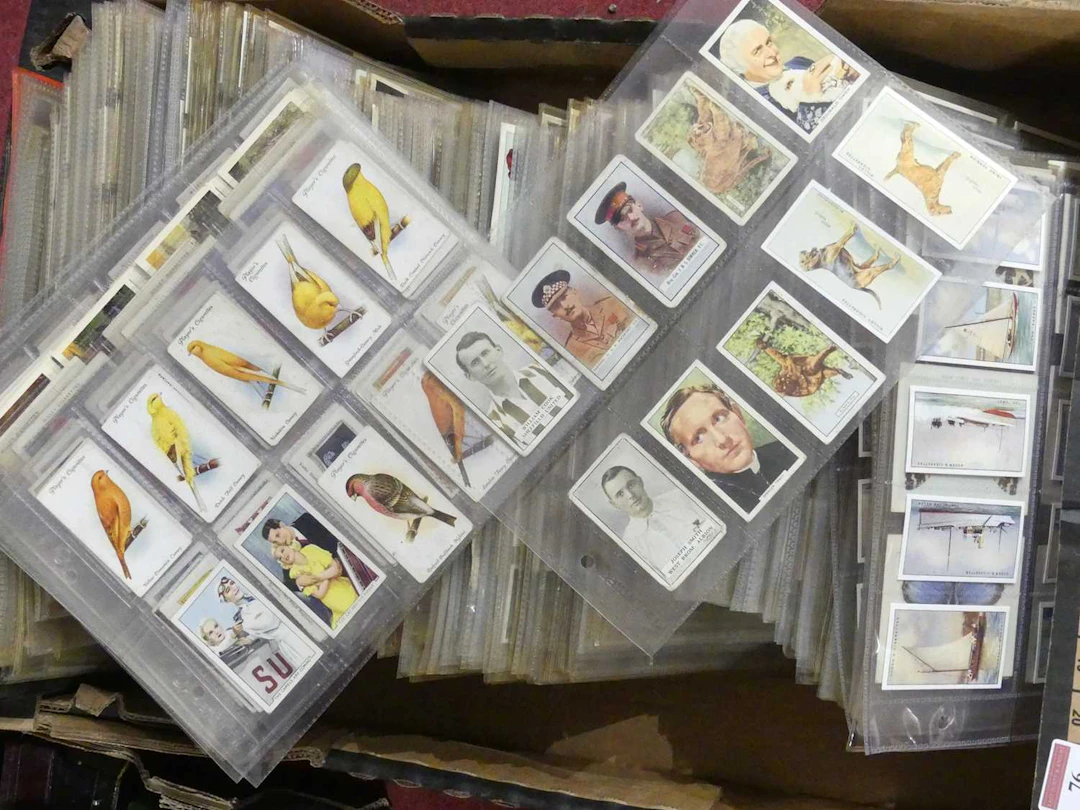 Lot 76 - A collection of cigarette cards, to include