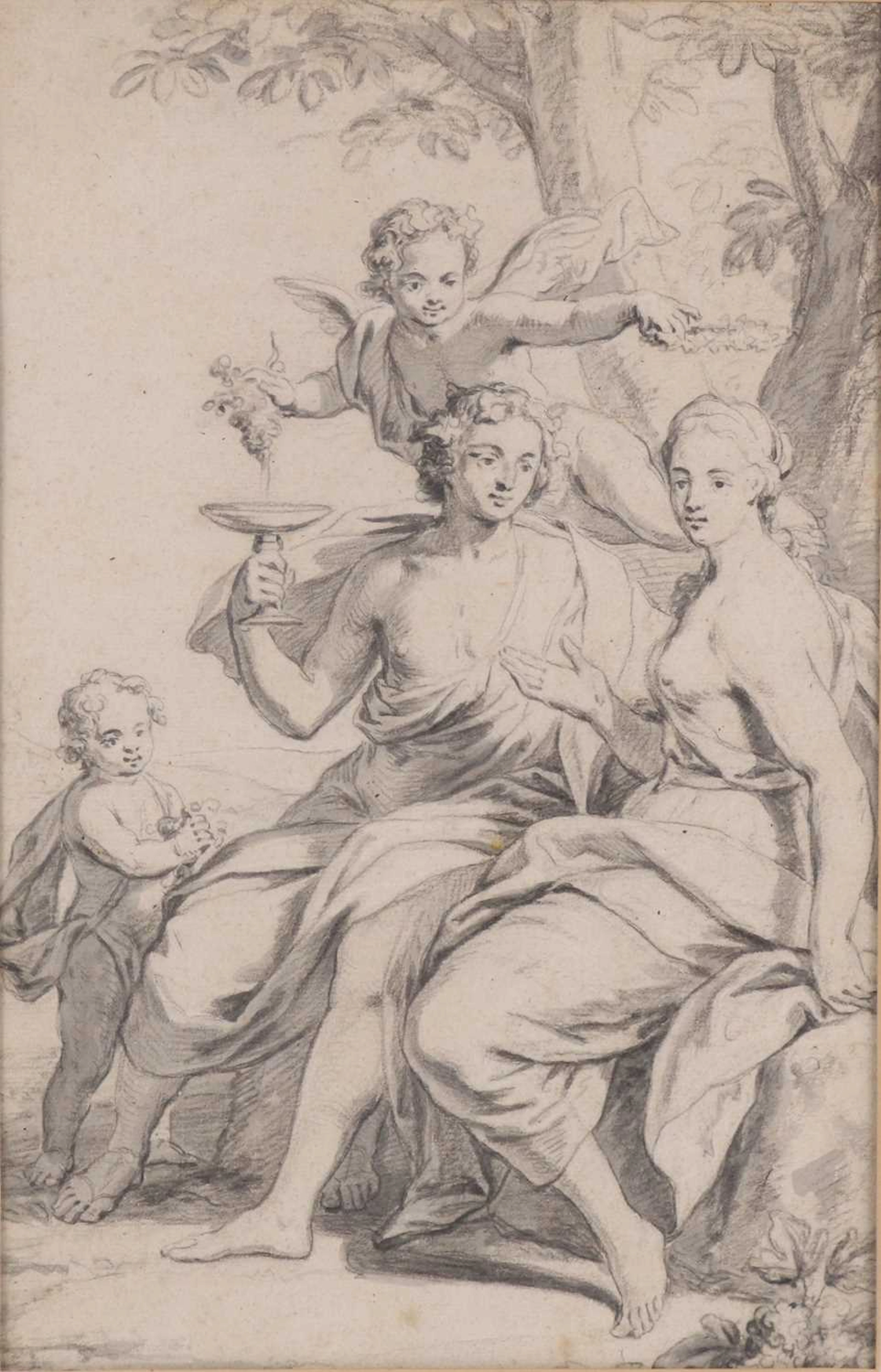 Lot 182 - 18th century French school - Bacchus and