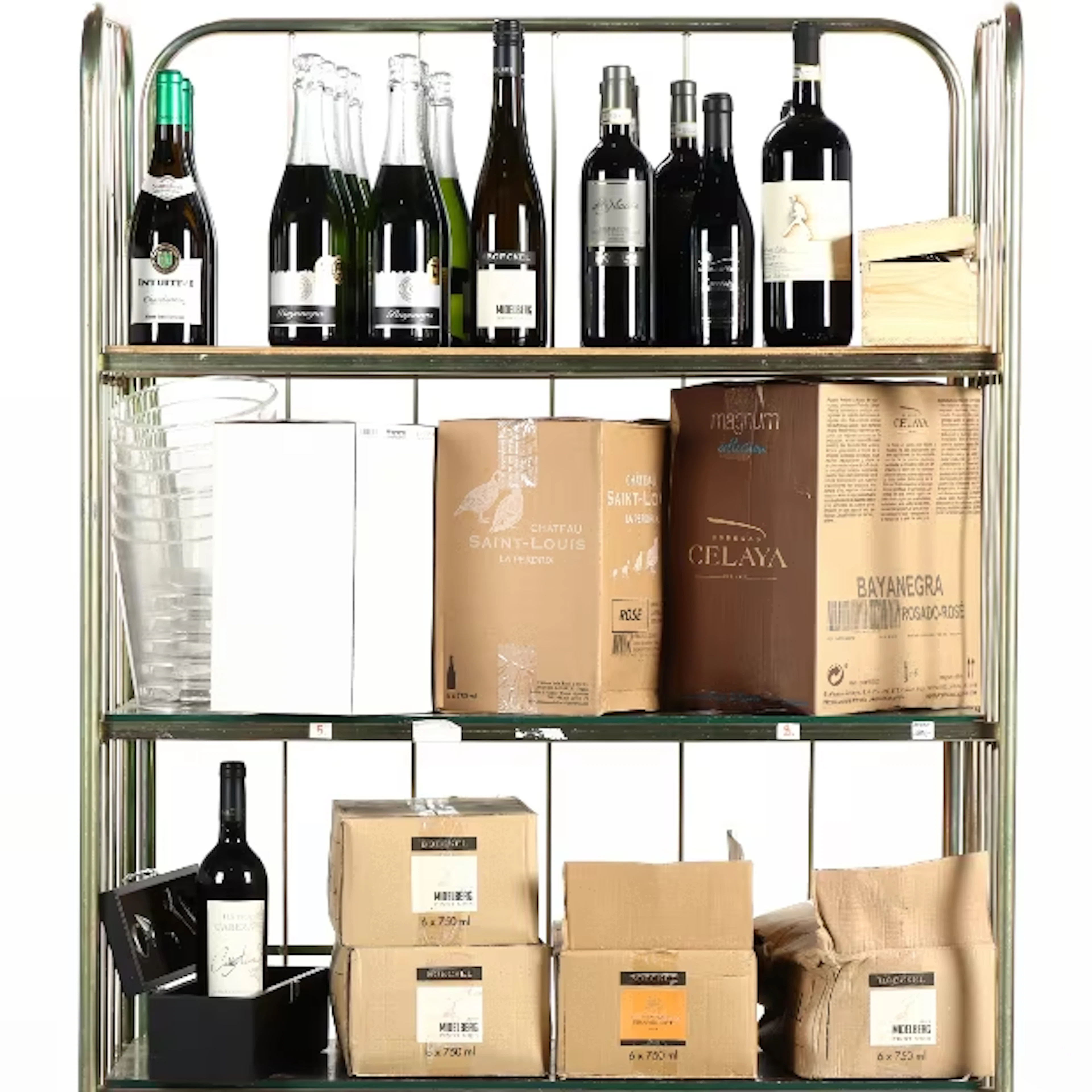 A collection of various wines and wine coolers, (73)
