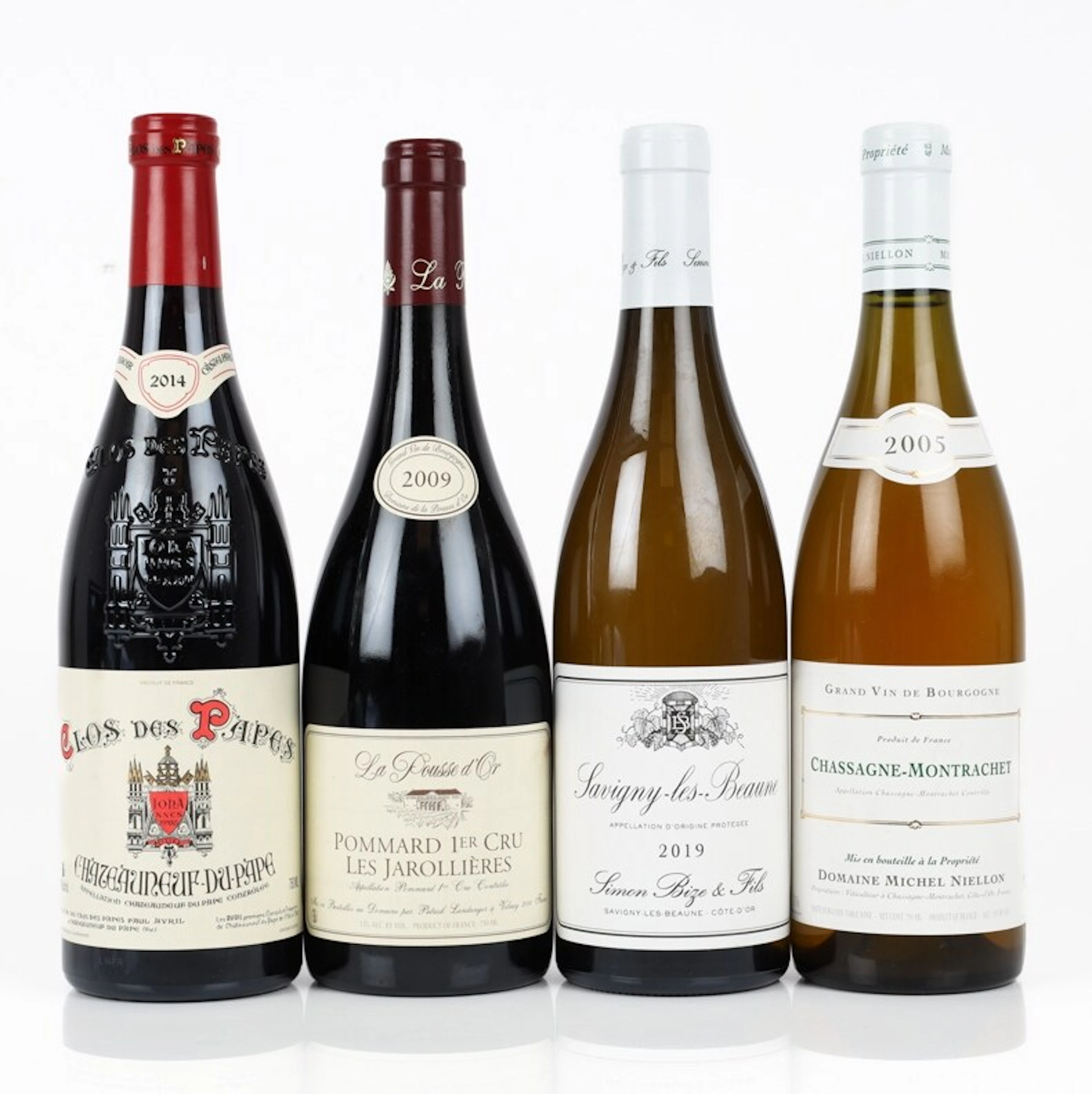Small collection of French red and white wine (4)
