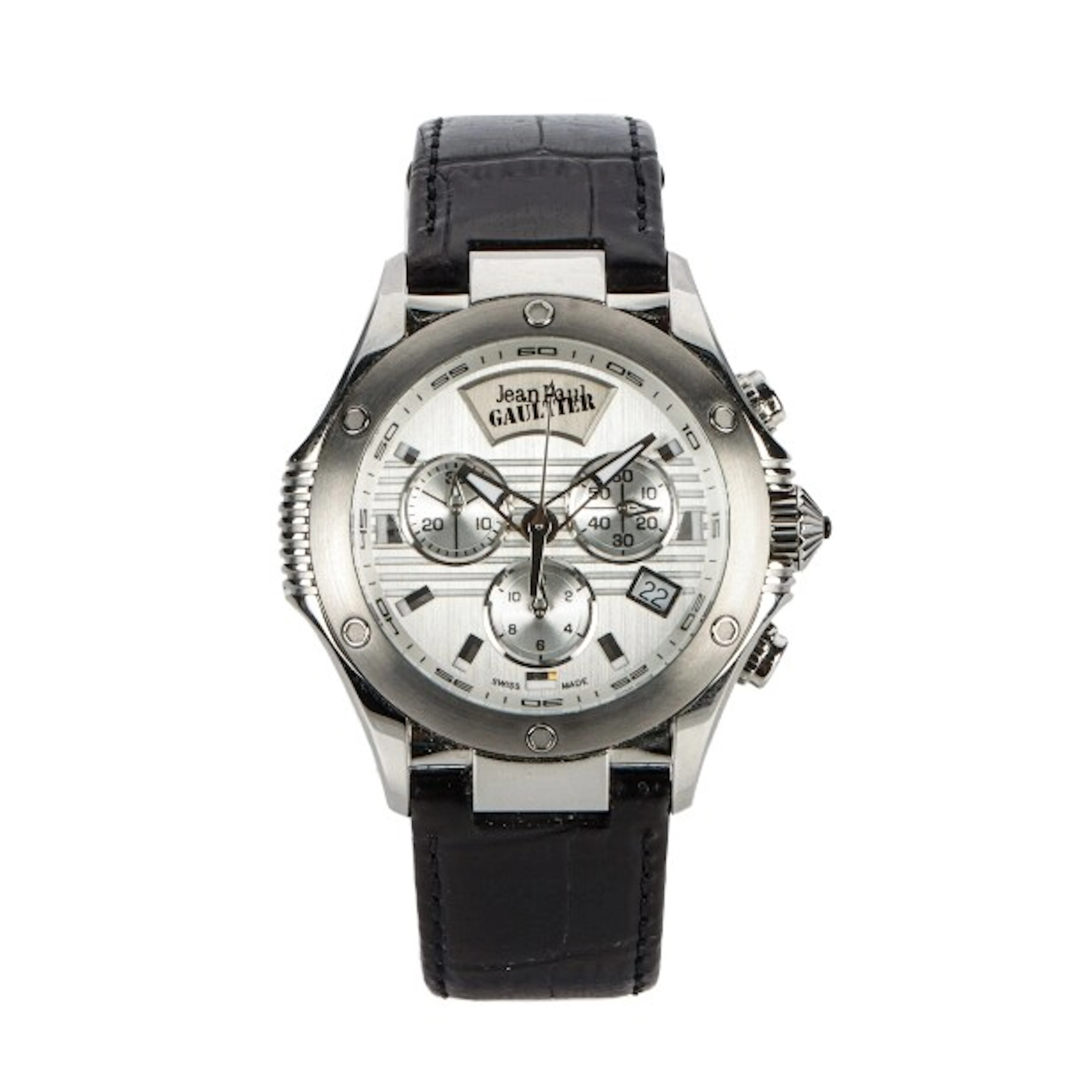 Jean Paul Gaultier steel wristwatch.