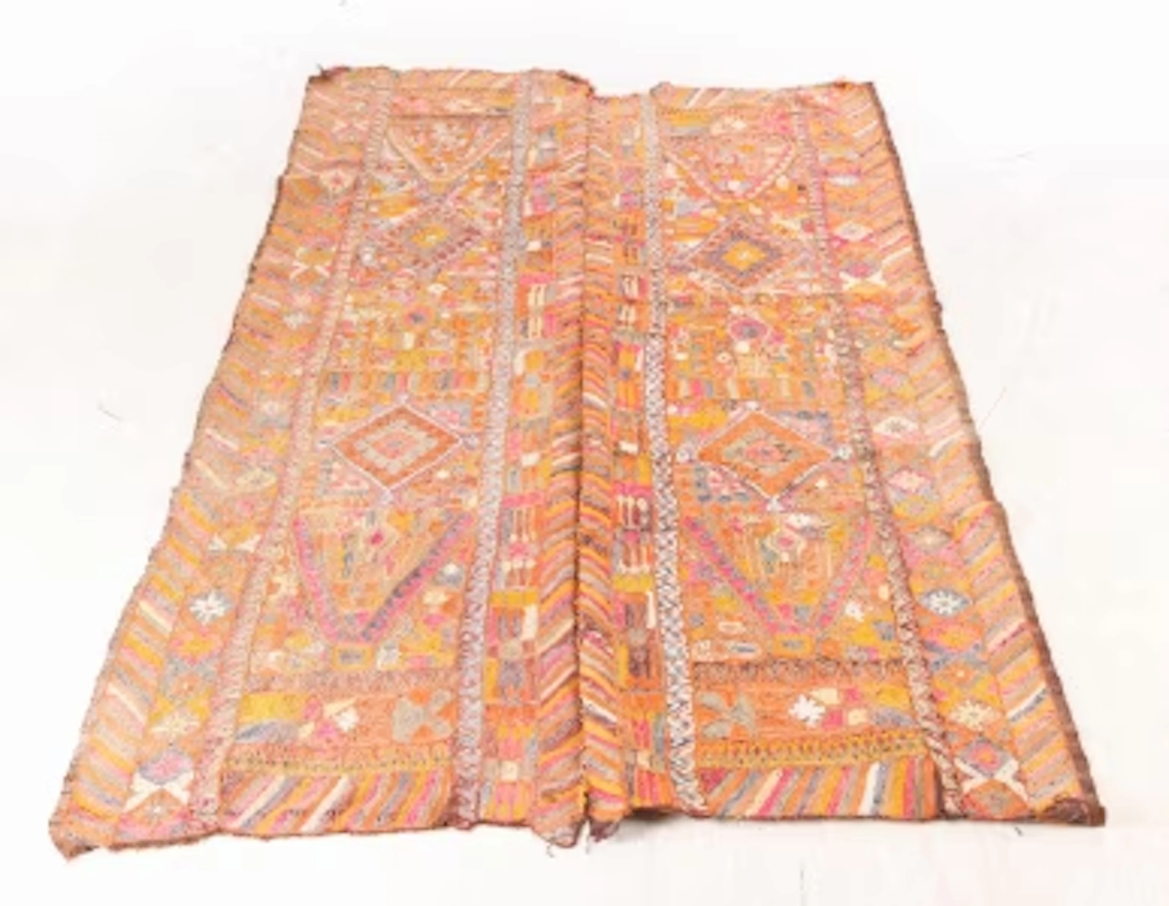 Mesopotamian kilim carpet.