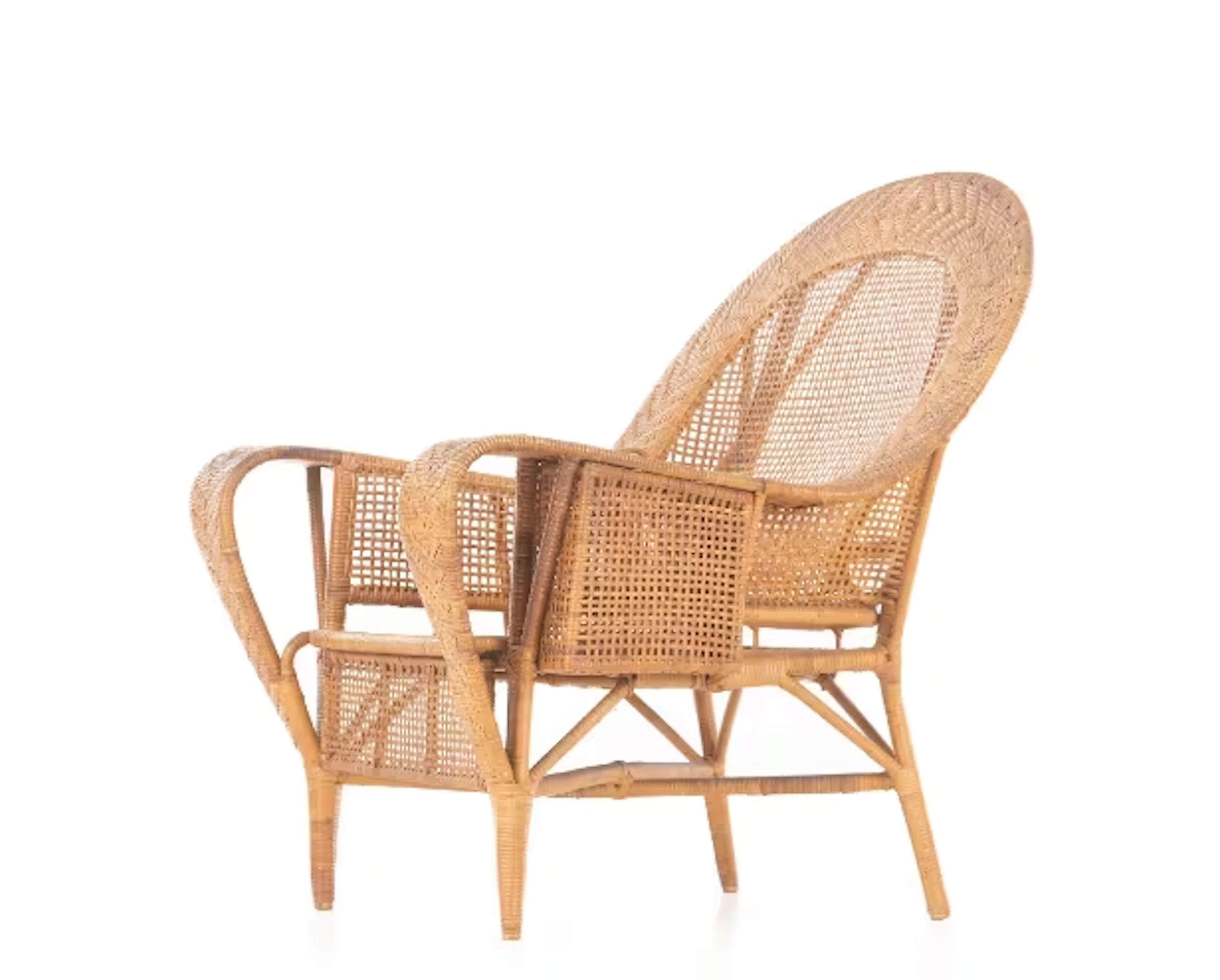 Kay Fisker. Bamboo lounge/armchair, model 'Canton-Chair'