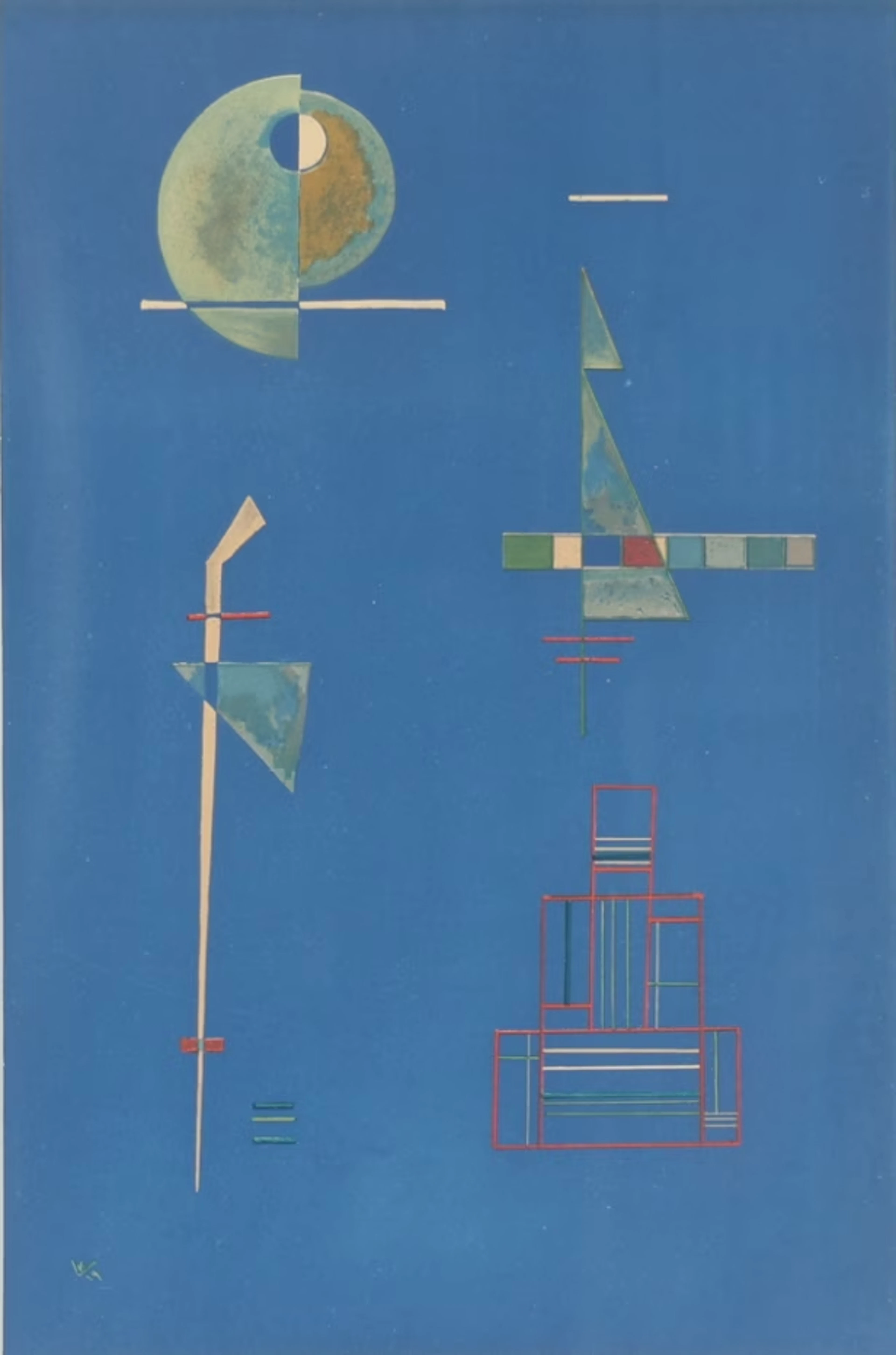 Wassily Kandinsky, after: Composition, serigraphy