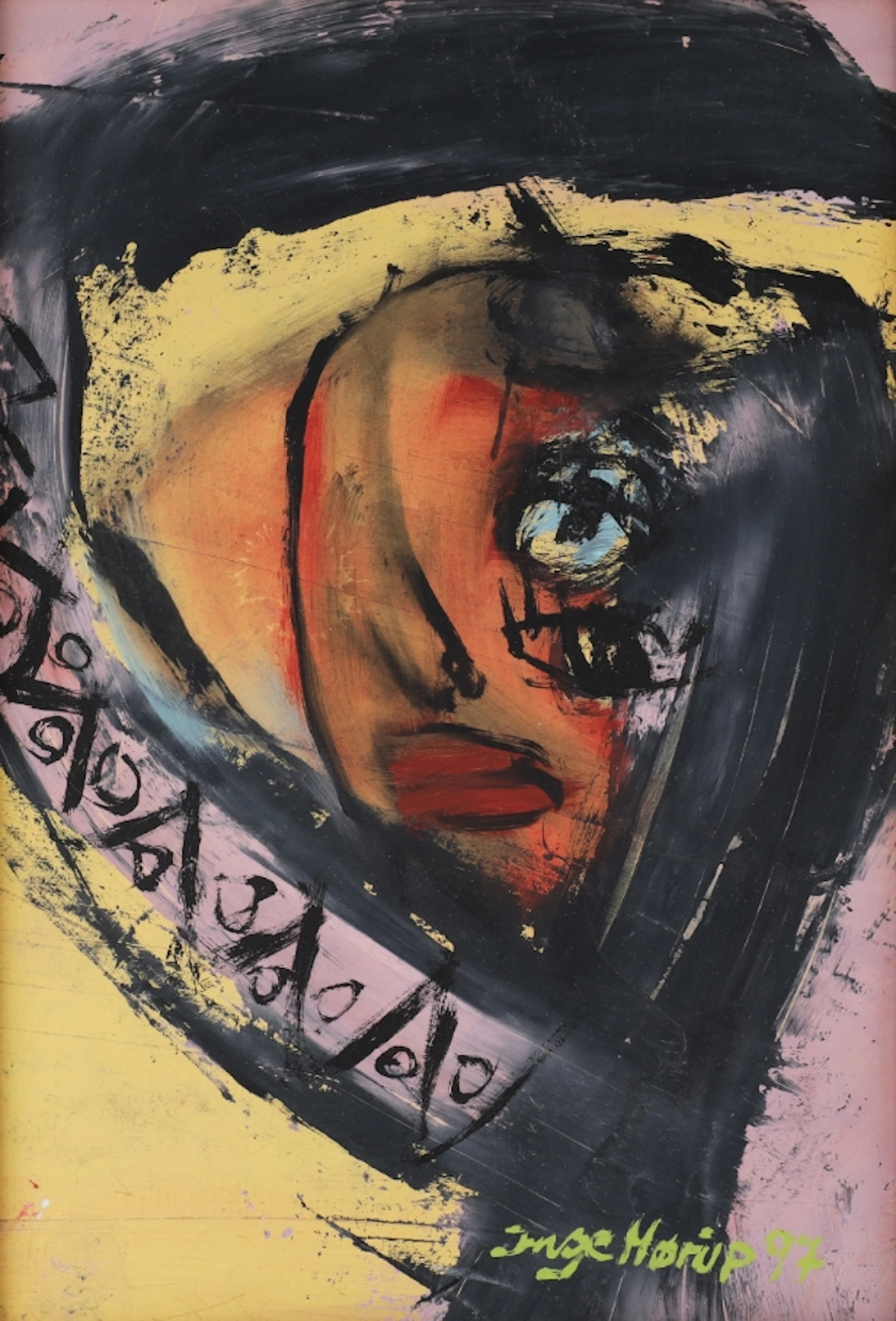 Inge Hørup. Motif with face - 1997 (cd)