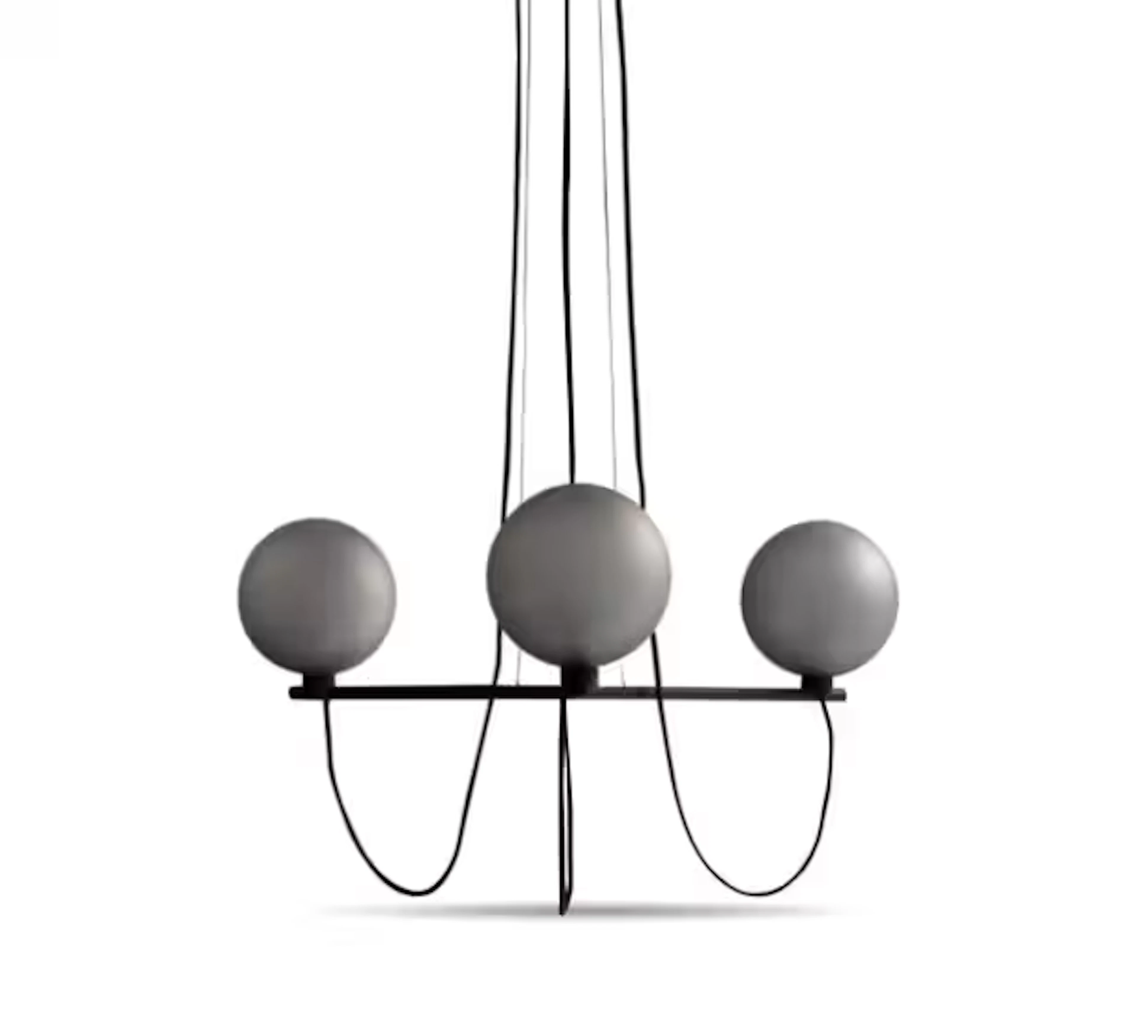 Emil Thorup for Handvärk. Ceiling chandelier model '3-Globe Chandelier'