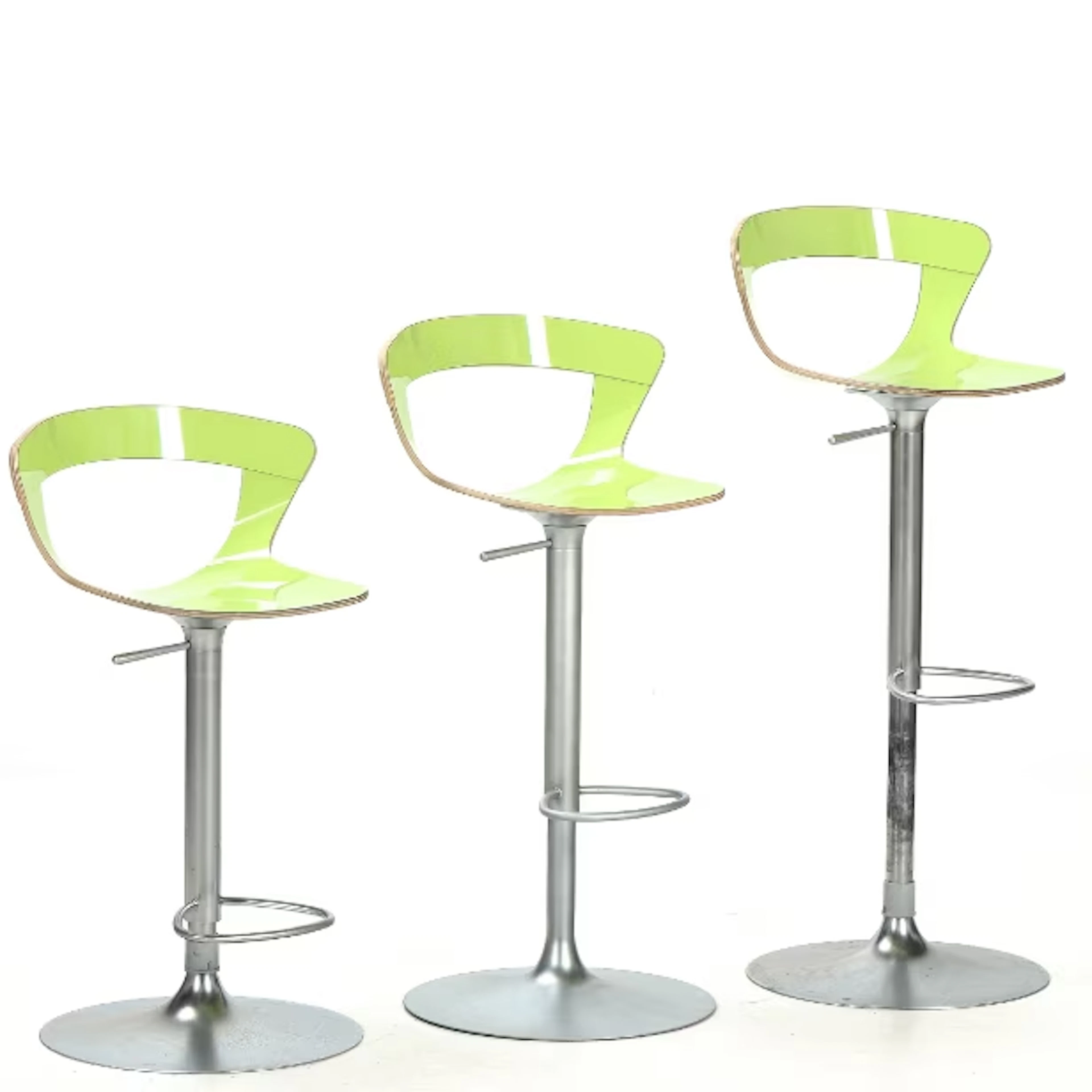 Susanne Grønlund for Fredericia Furniture. Set of three Bar stools