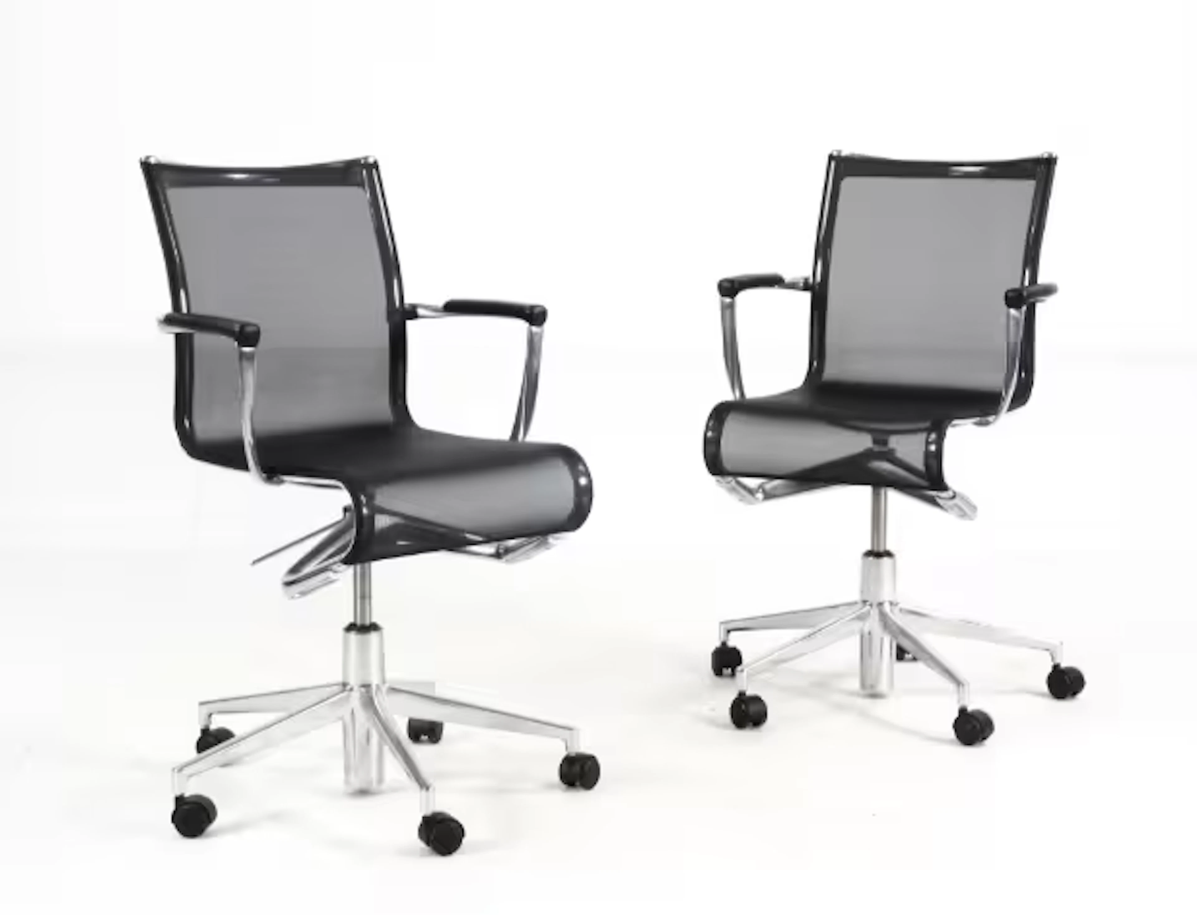Alberto Meda for Alias. Pair of armchairs/office chairs model 'Meeting