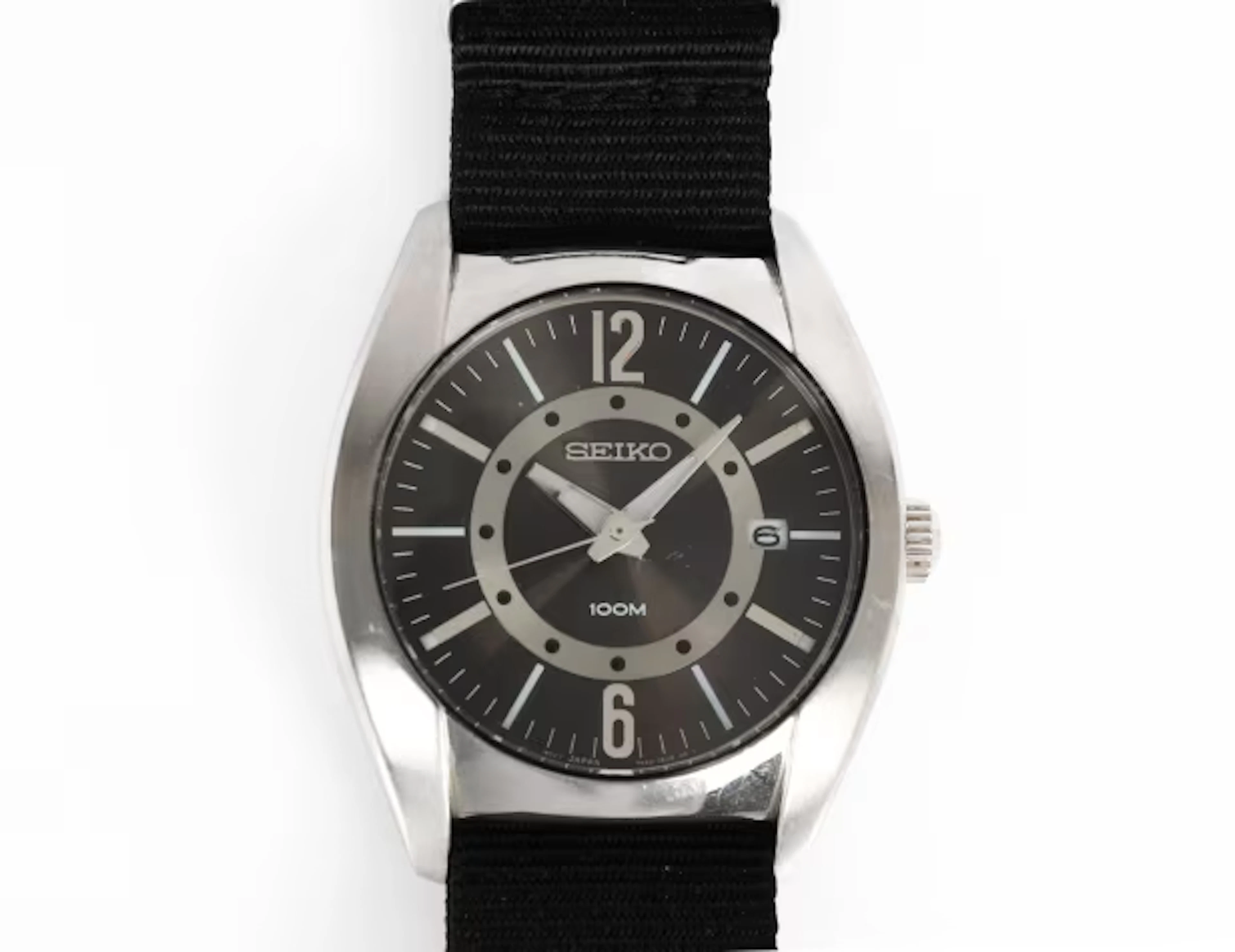 Seiko '100M' men's steel watch