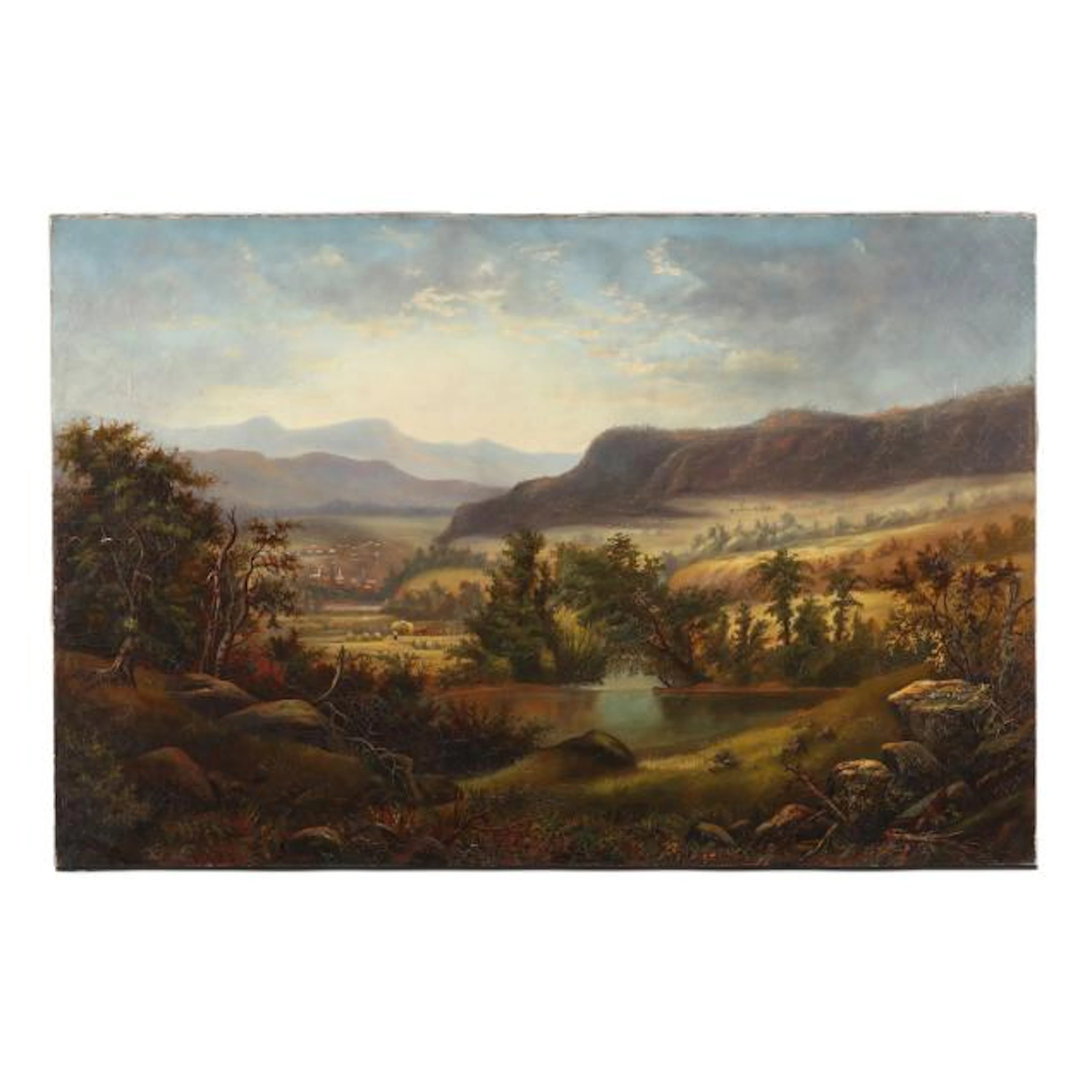 Hudson River School (Late 19th Century), Tranquil Landscape