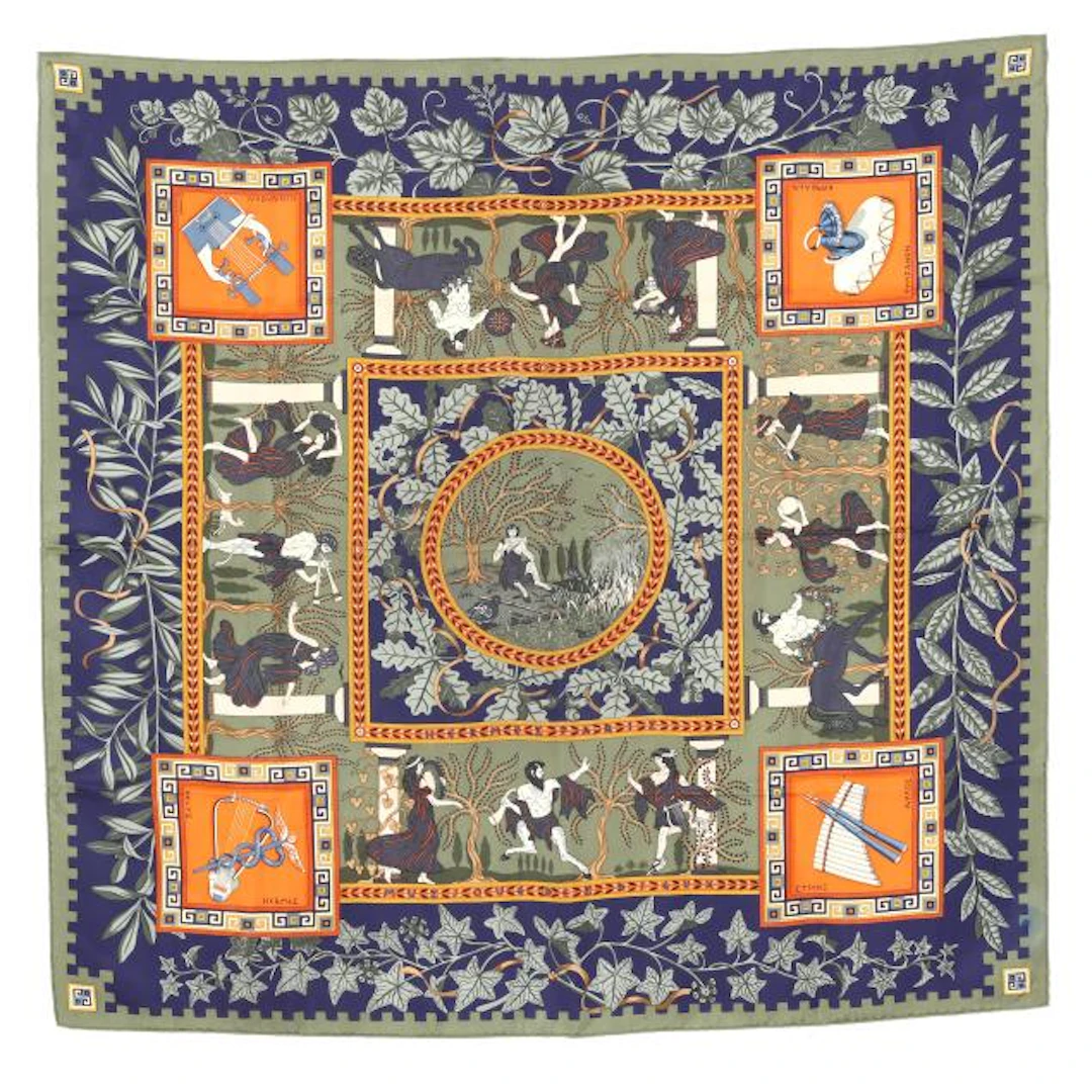 Silk Musique des Dieux Scarf, Hermès