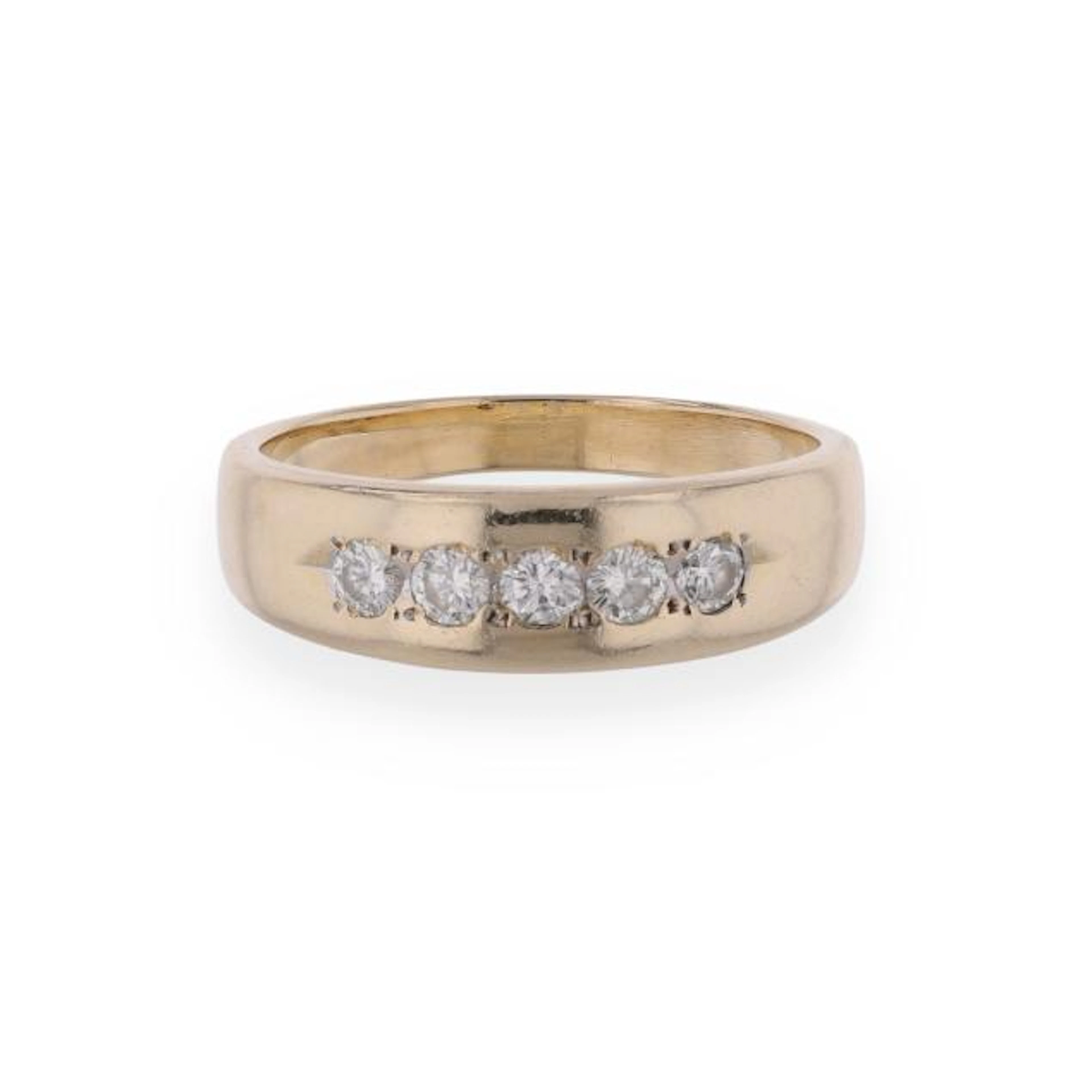 Gent's Gold and Diamond Band