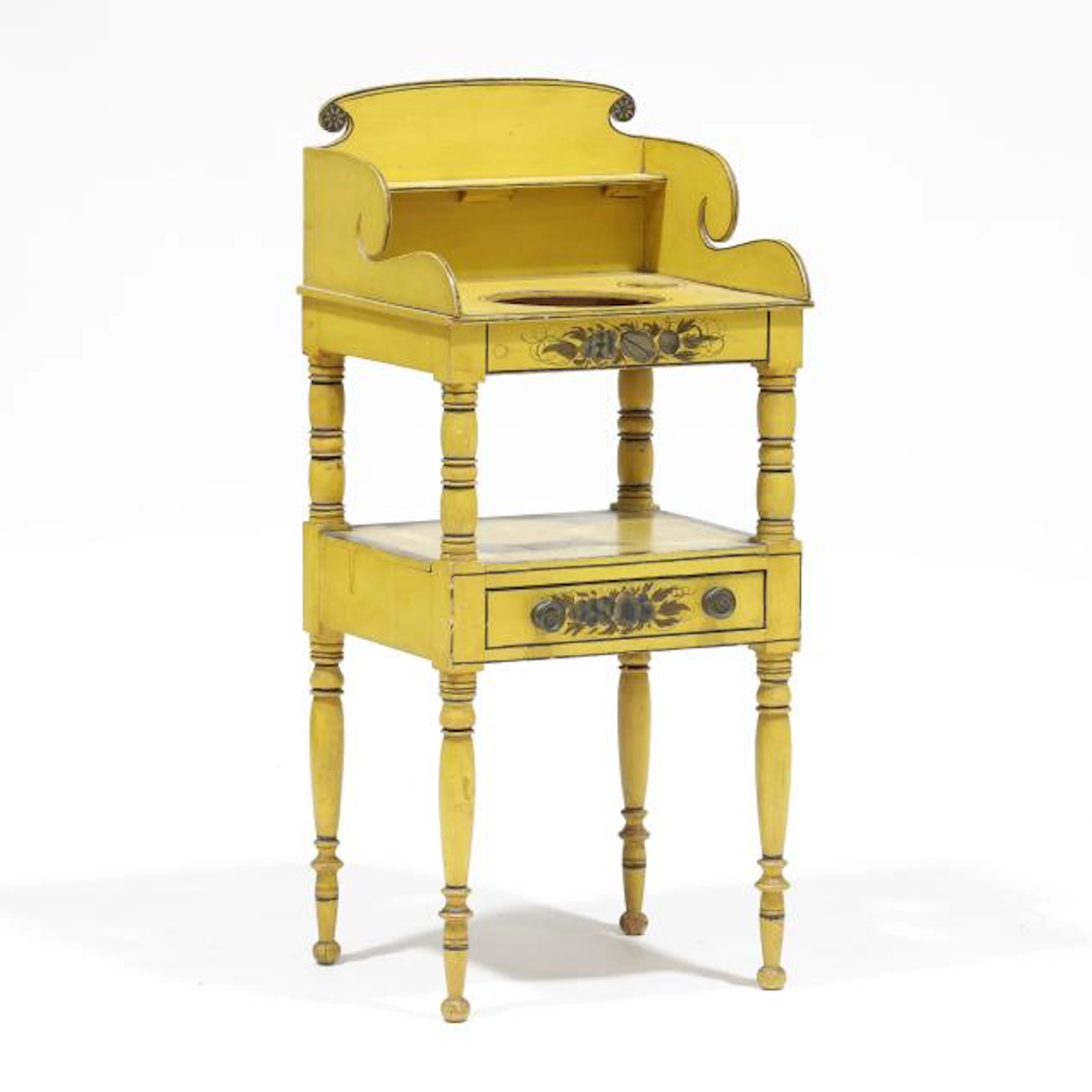 New England Paint Decorated Wash Stand