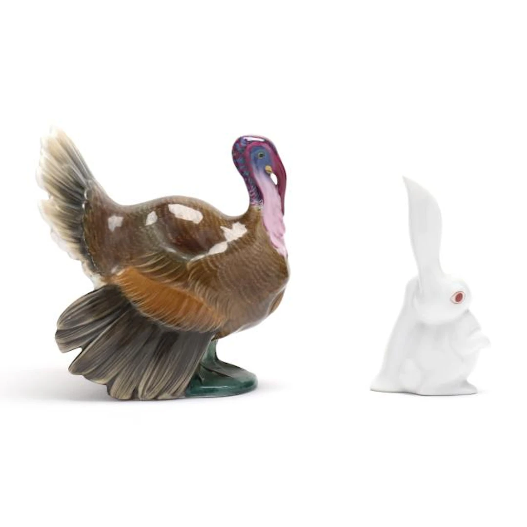 Two Herend Natural Animals