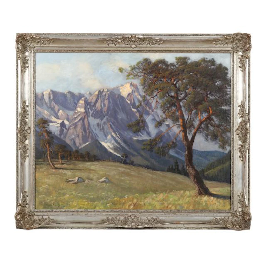 Carl Müller-Baumgarten (German, 1879-1964), Alpine Landscape