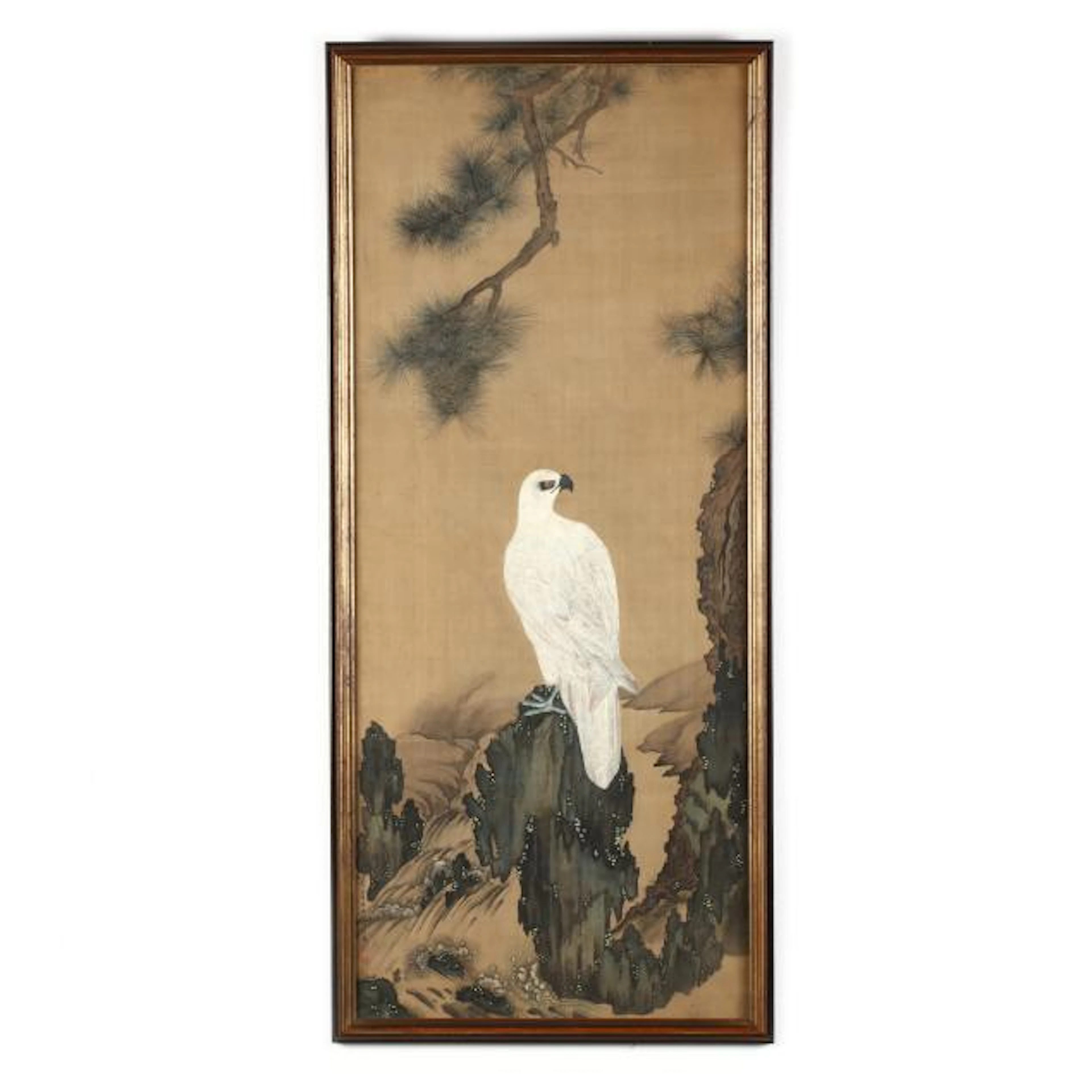 After Lang Shining (Giuseppe Castiglione) (1688-1766), White Eagle and Pine