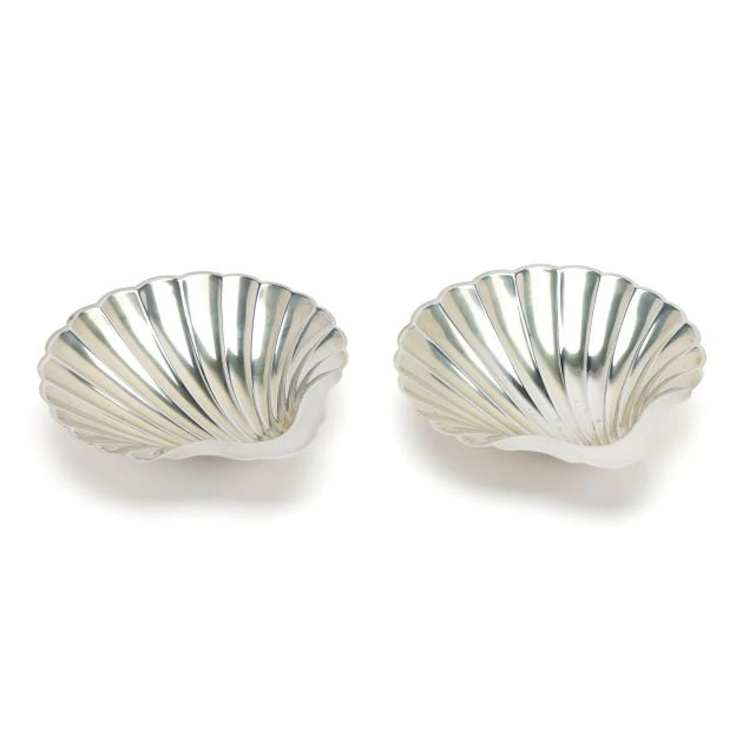 Pair of Watrous Sterling Silver Shell Dishes