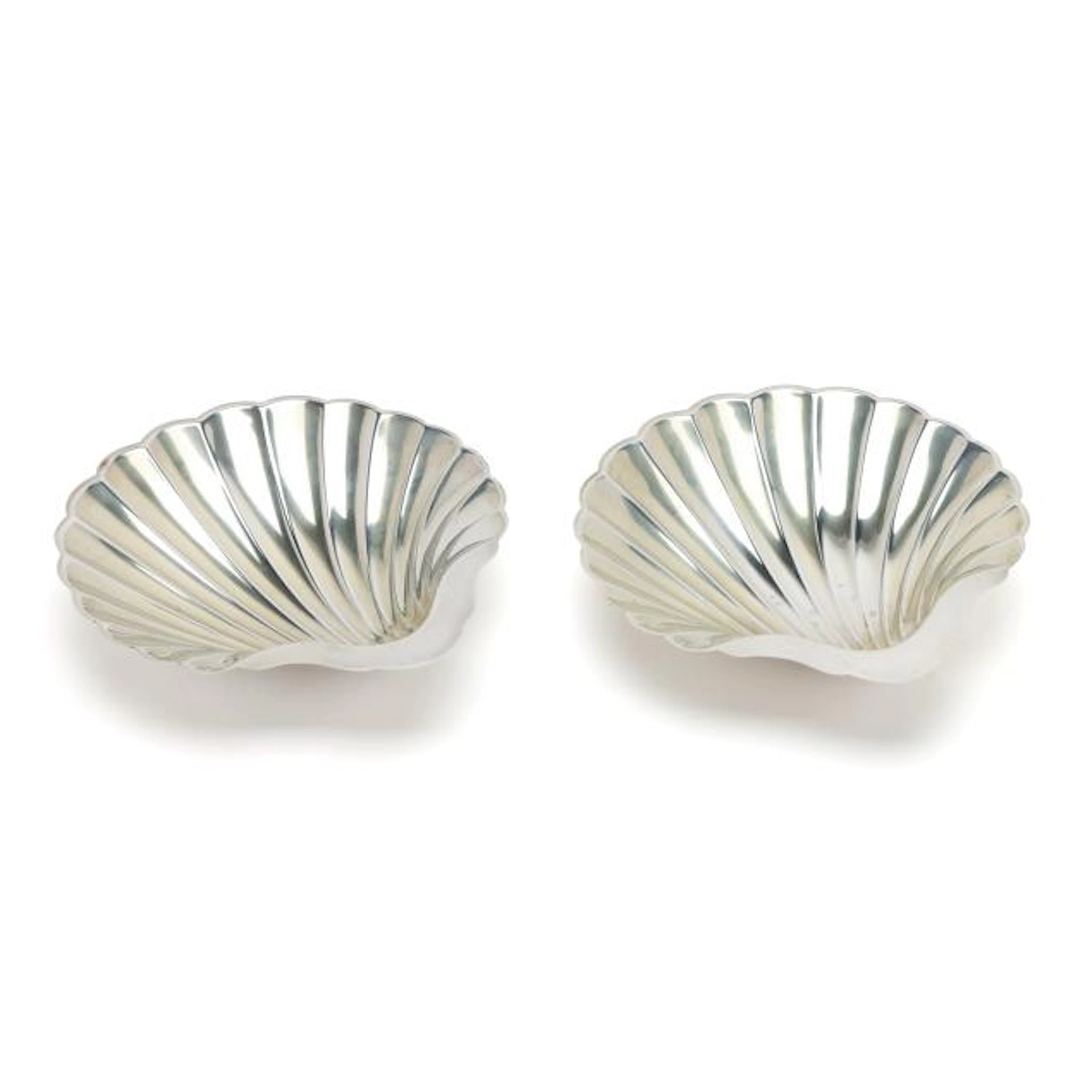 Pair of Watrous Sterling Silver Shell Dishes