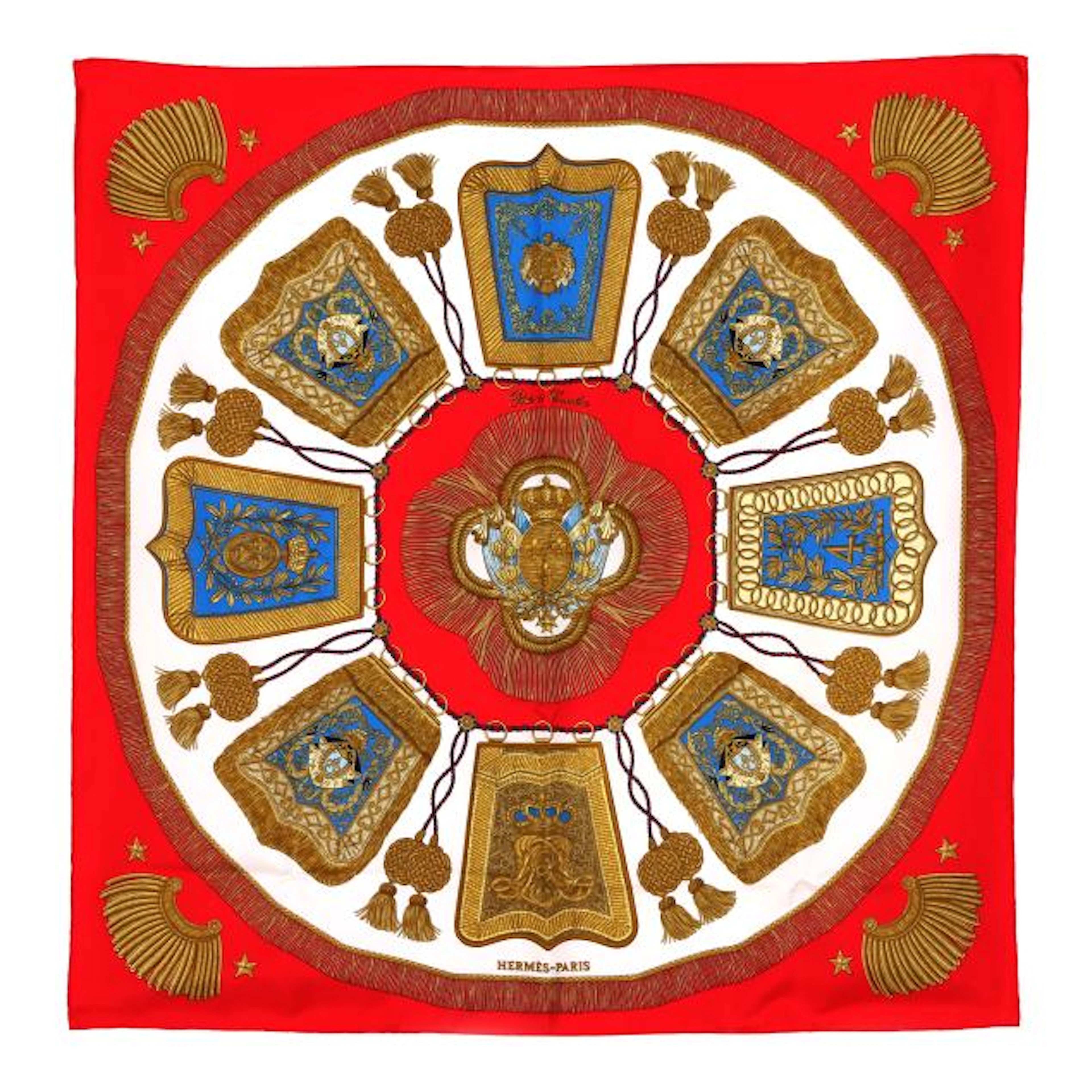Silk Poste et Cavalerie Scarf, Hermès
