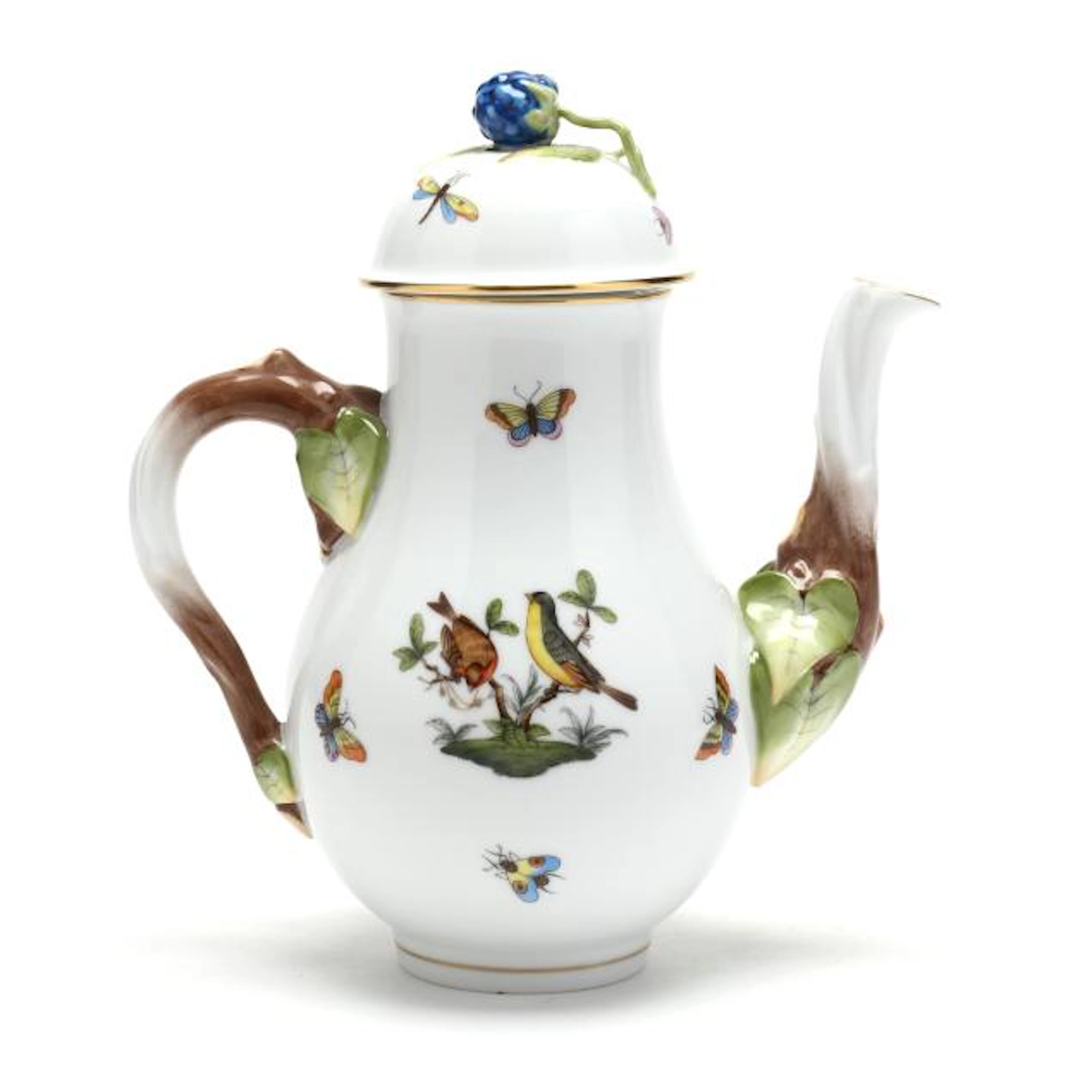 Herend Rothschild Bird Small Coffee Pot