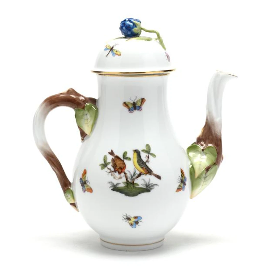Herend Rothschild Bird Small Coffee Pot