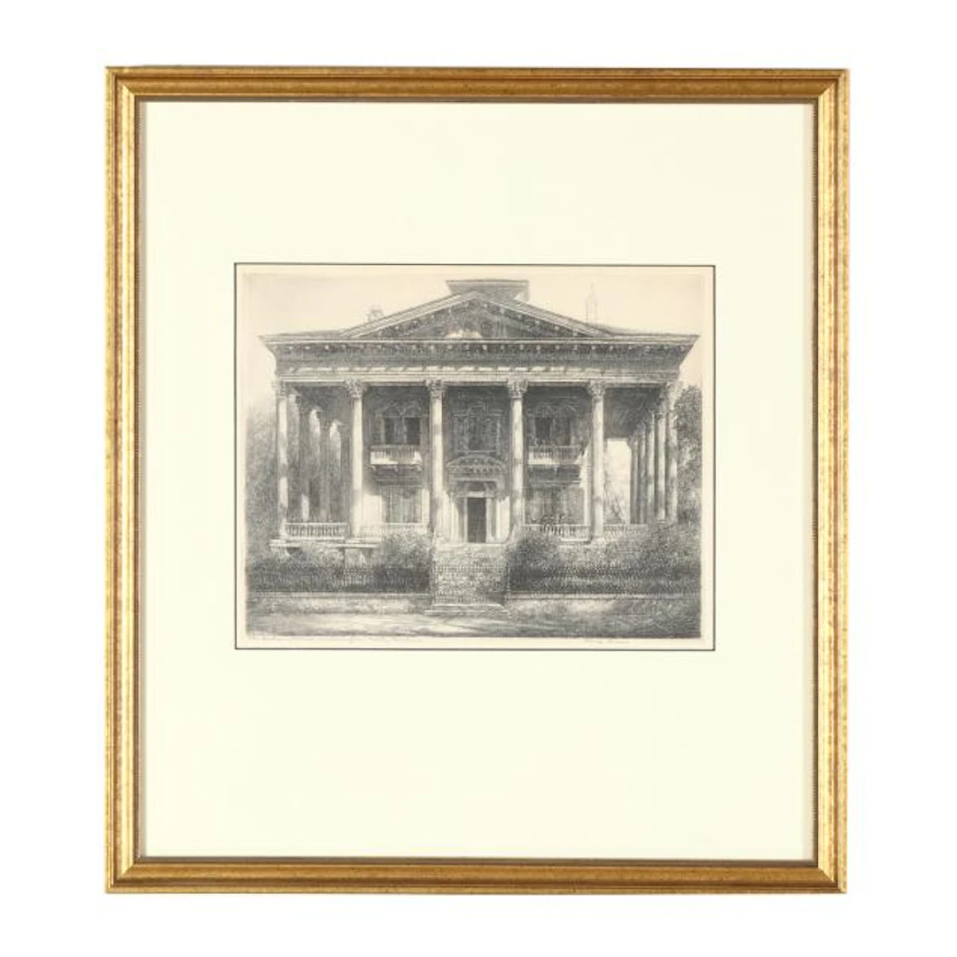 Louis Orr (American, 1879-1961), Bellamy House, Wilmington, North Carolina