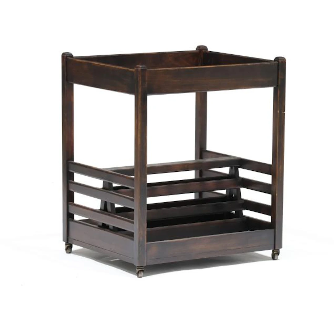 Saul Birns, Mahogany Cane Display Stand