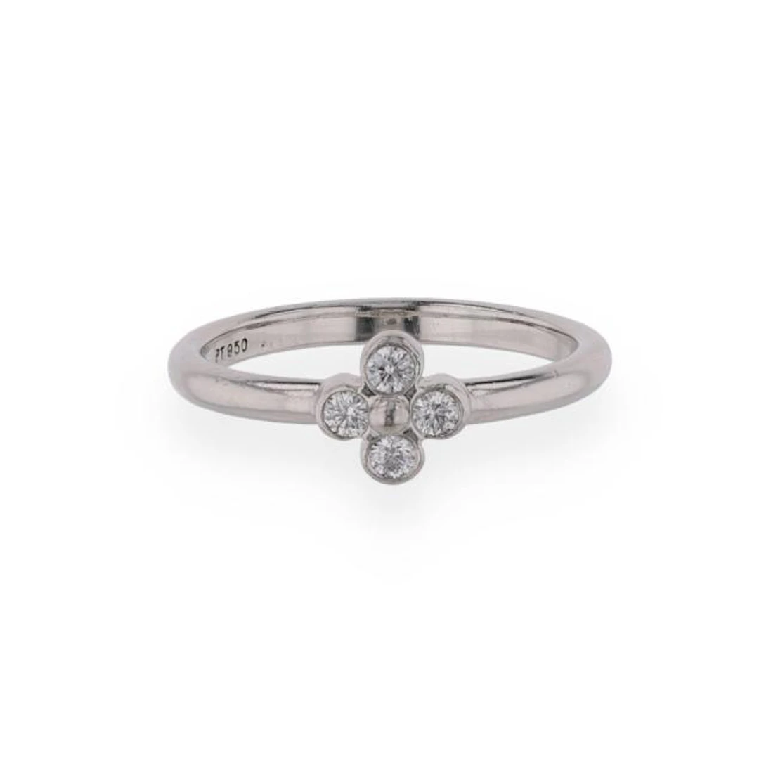 Platinum and Diamond Flower Lace Ring, Tiffany & Co.