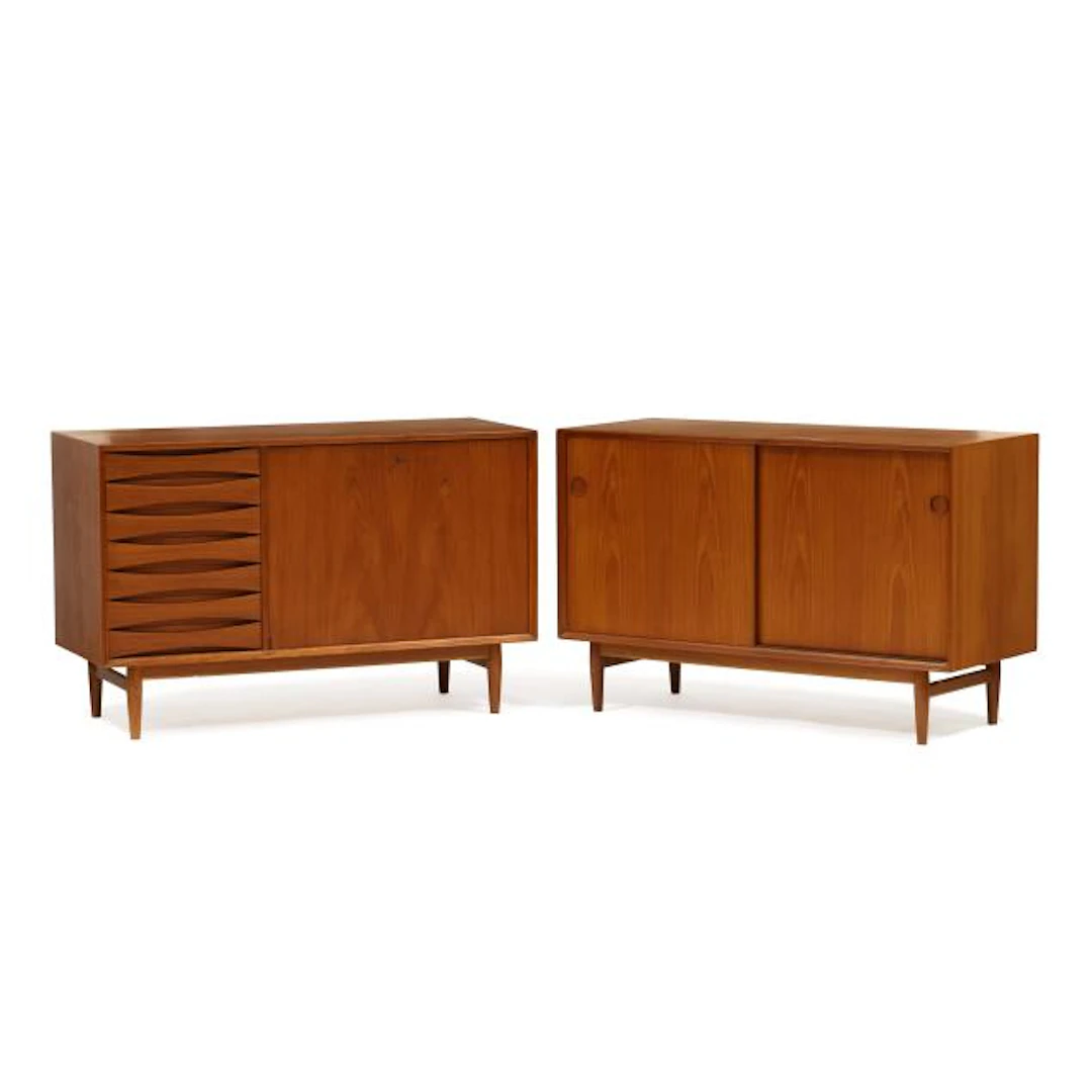 Arne Vodder (Denmark, 1926-2009), Pair of Teak Cabinets