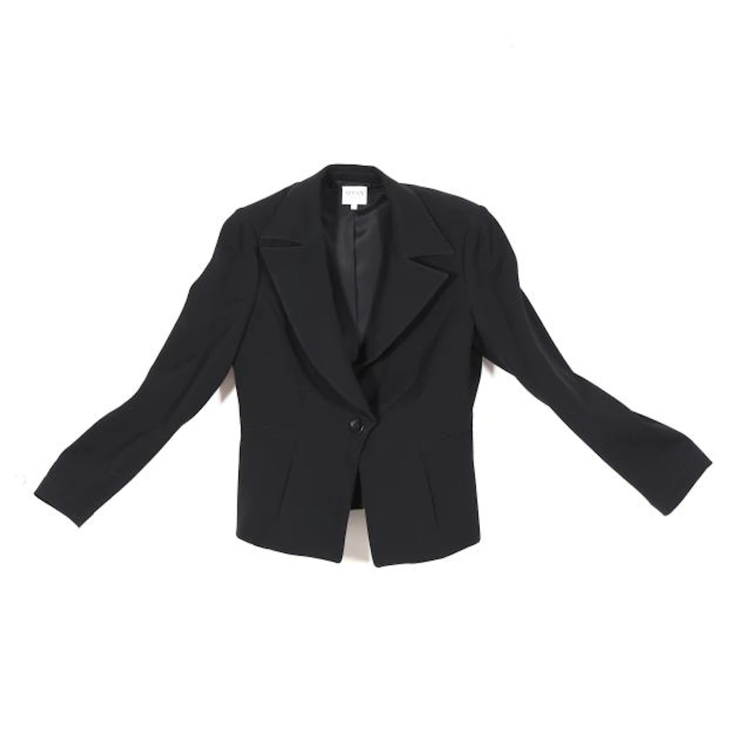 Black Wool Blazer, Armani