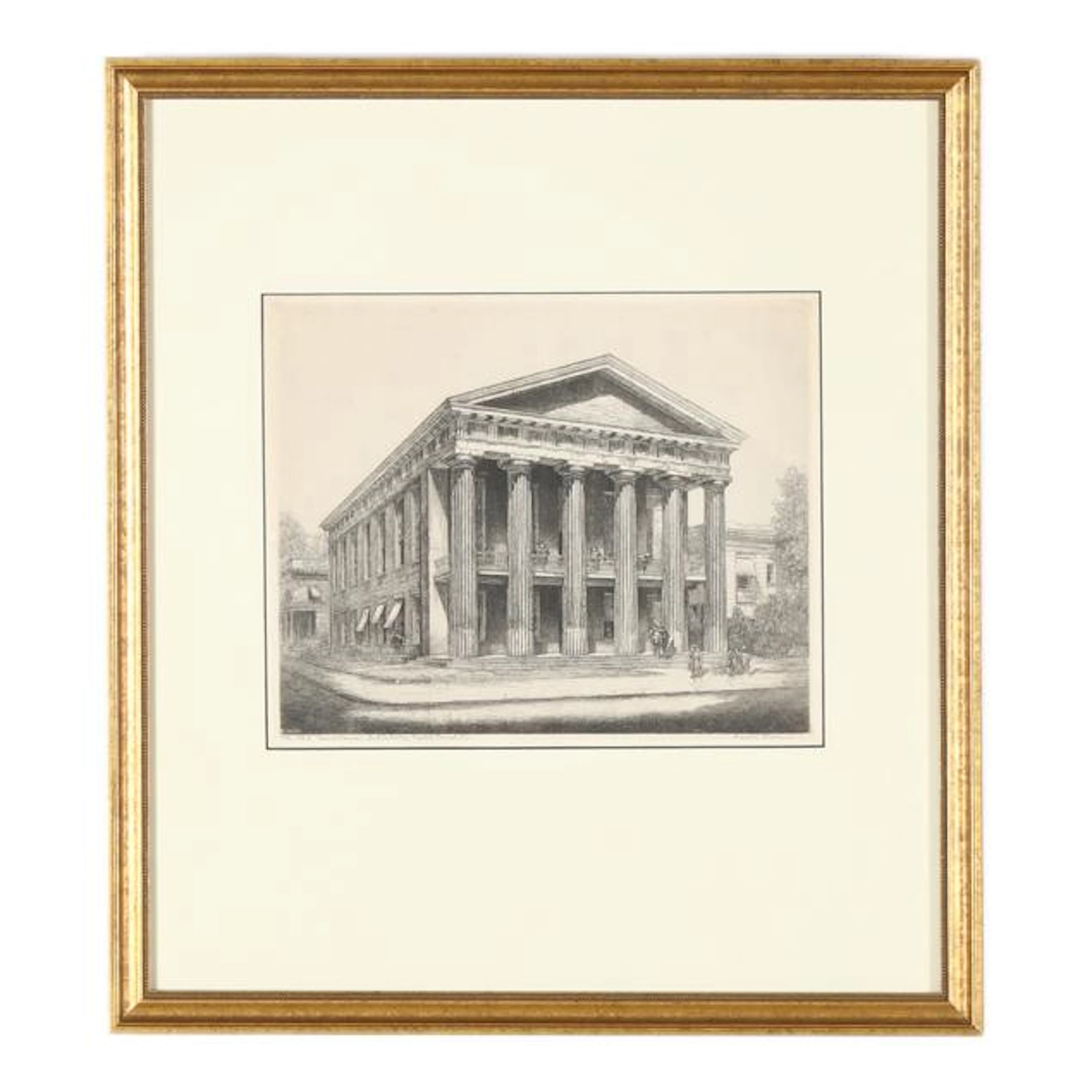 Louis Orr (American, 1879-1961), The Old Court House, Salisbury, North Carolina