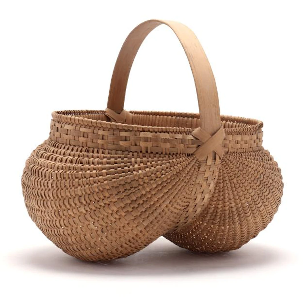 Large Tennessee Buttocks Basket Signed Linda Kelley