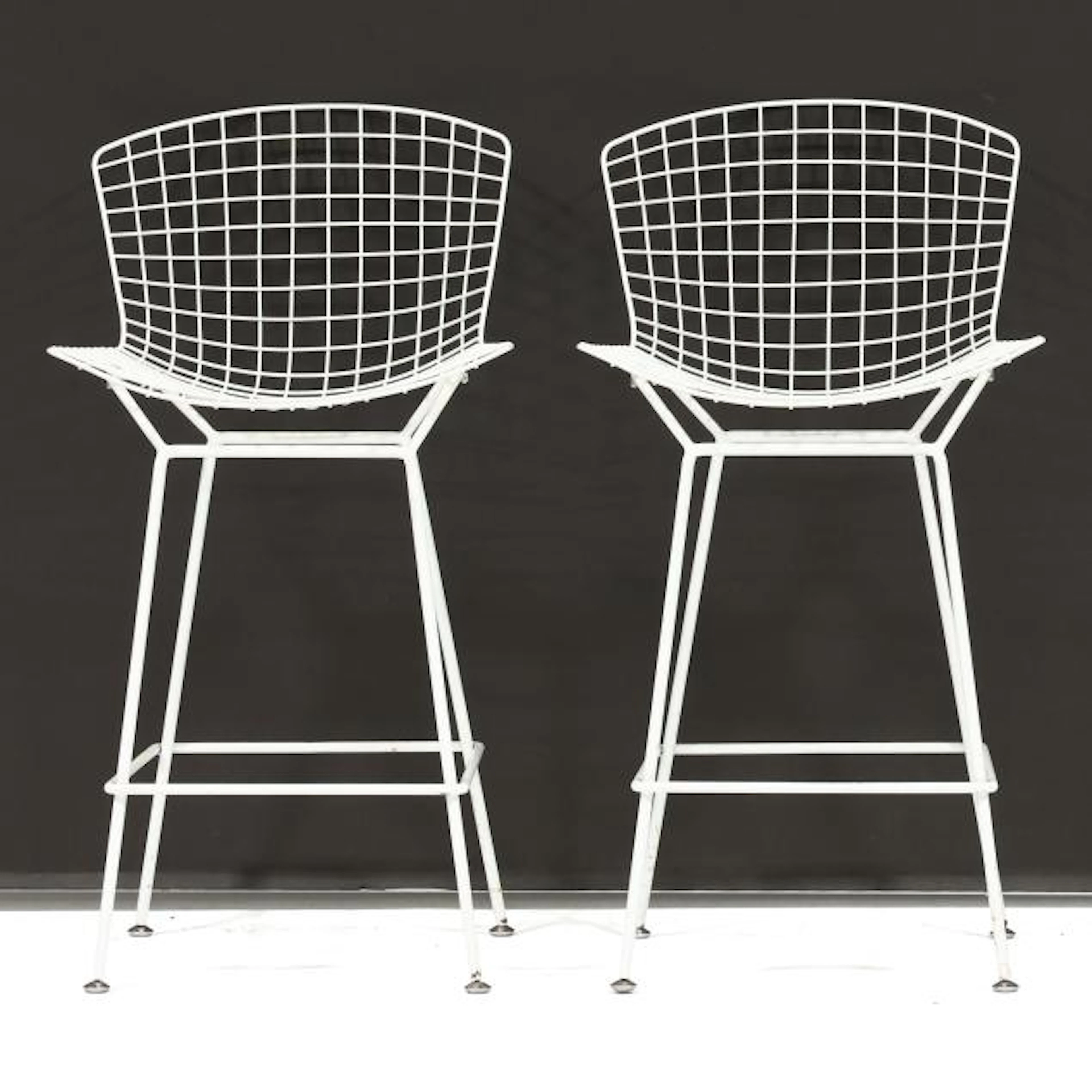 Harry Bertoia (Italian/American, 1915-1978), Pair of Wire Barstools