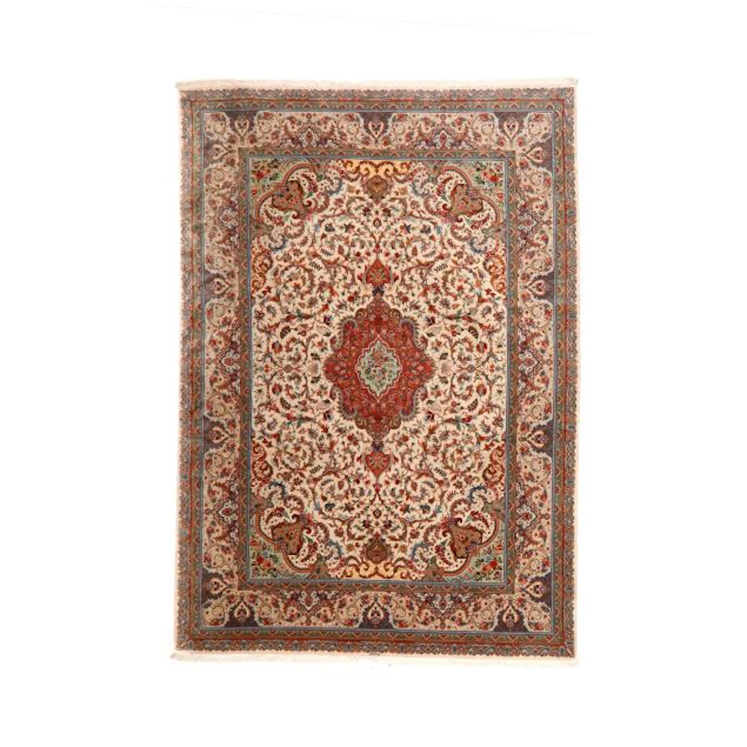 Silk Room Size Tabriz Carpet