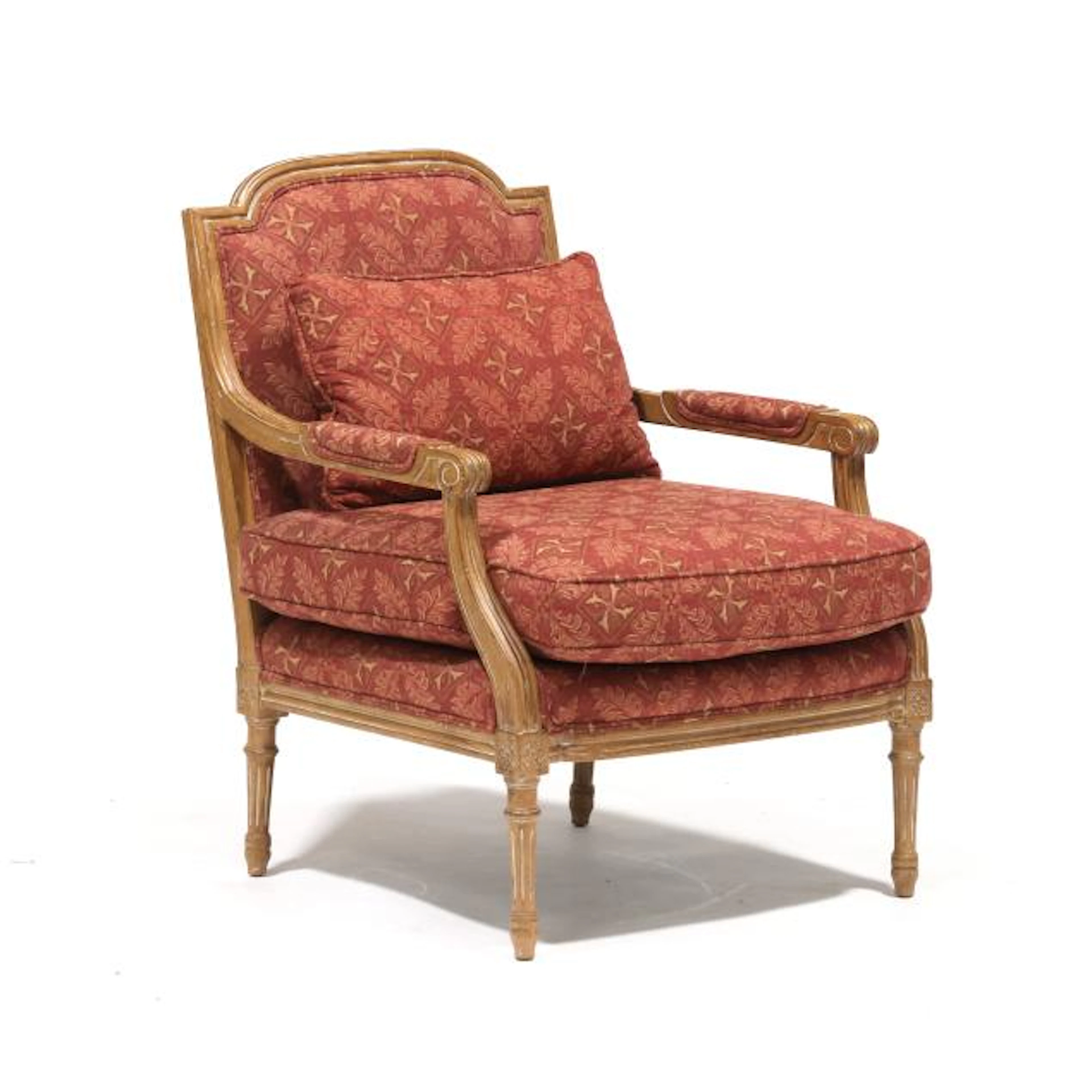 Louis XVI Style Fruitwood Fauteuil