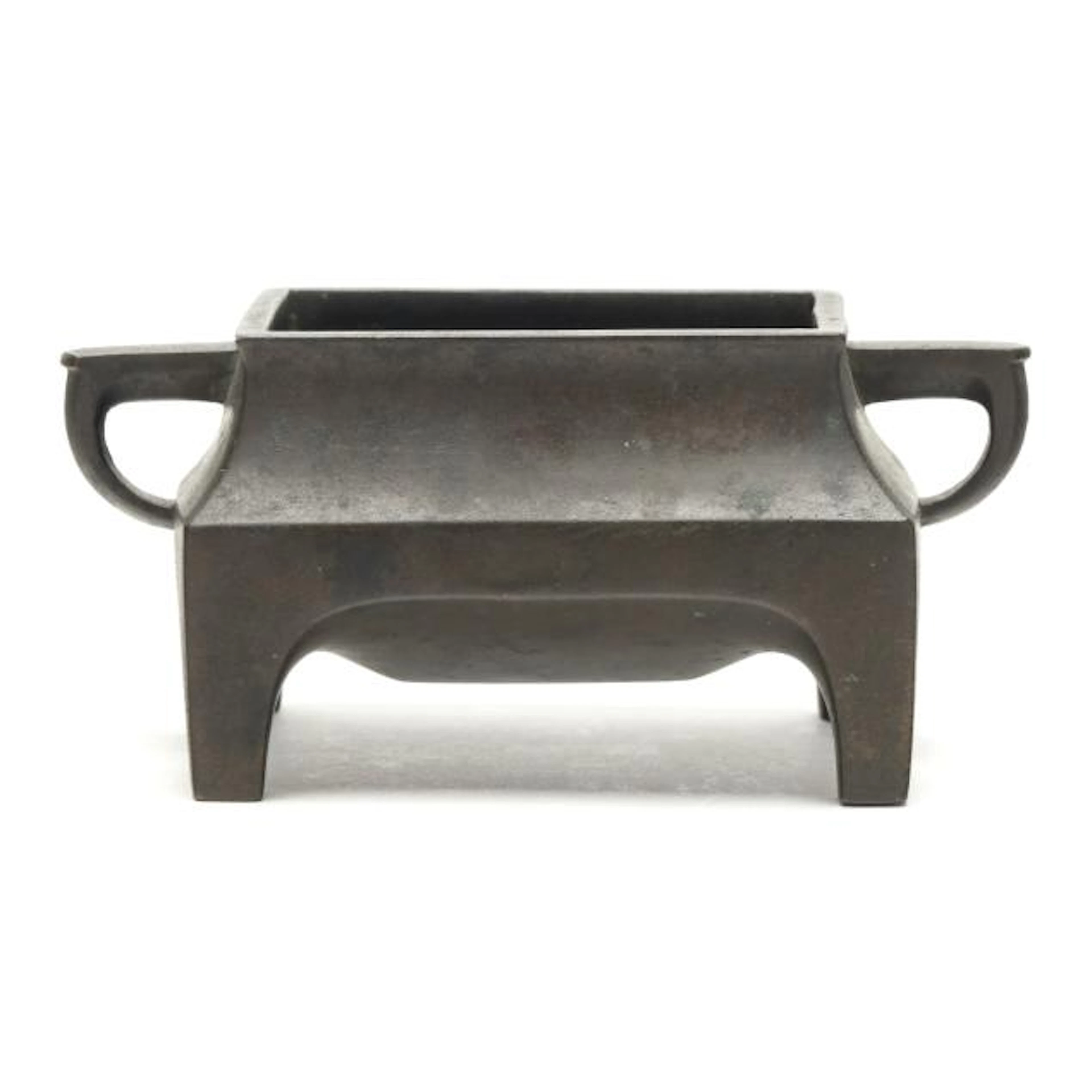 A Chinese Bronze Rectangular Censer