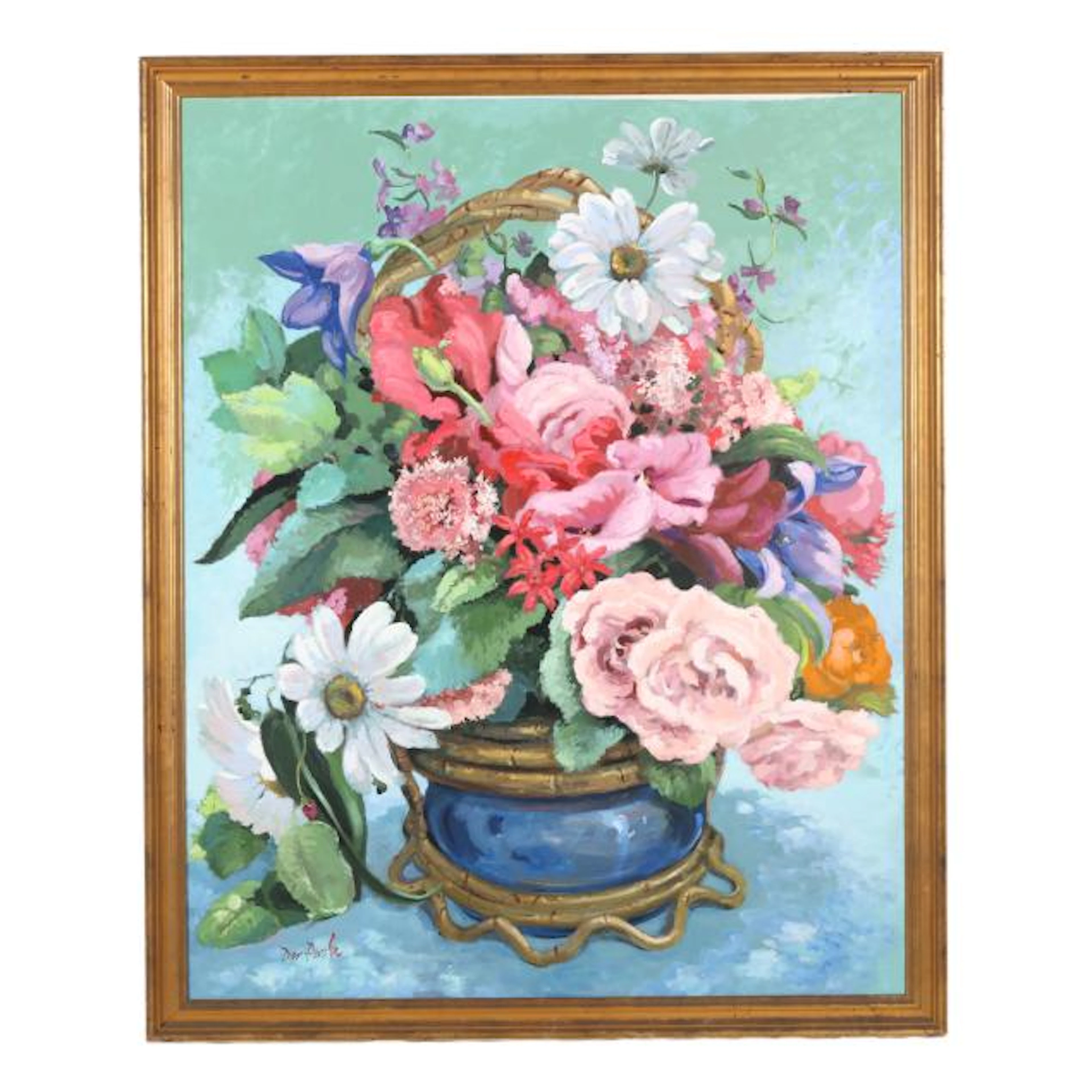 Dan Poole (American, 1942-2023), Basket of Flowers