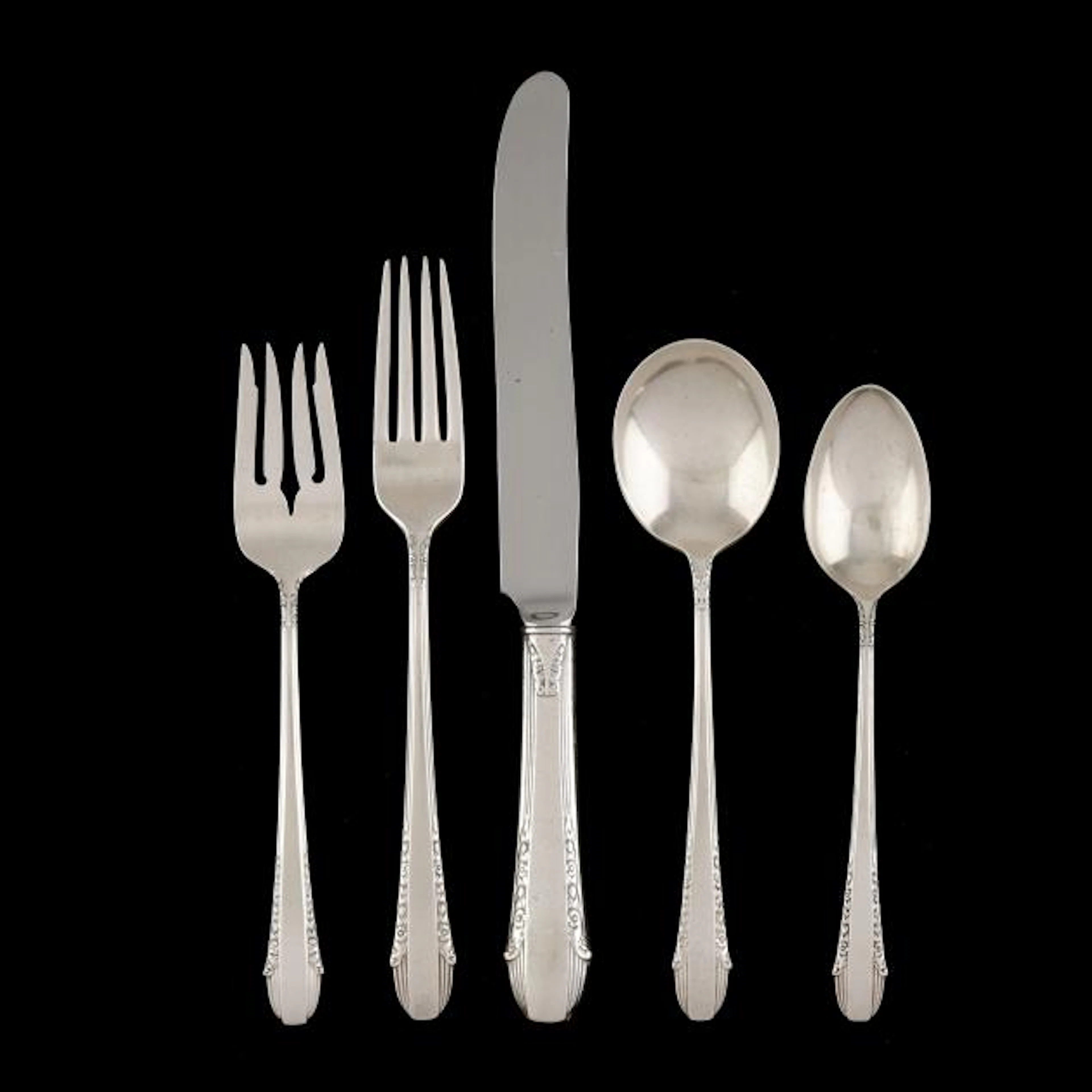 International Enchantress Sterling Silver Partial Flatware Service