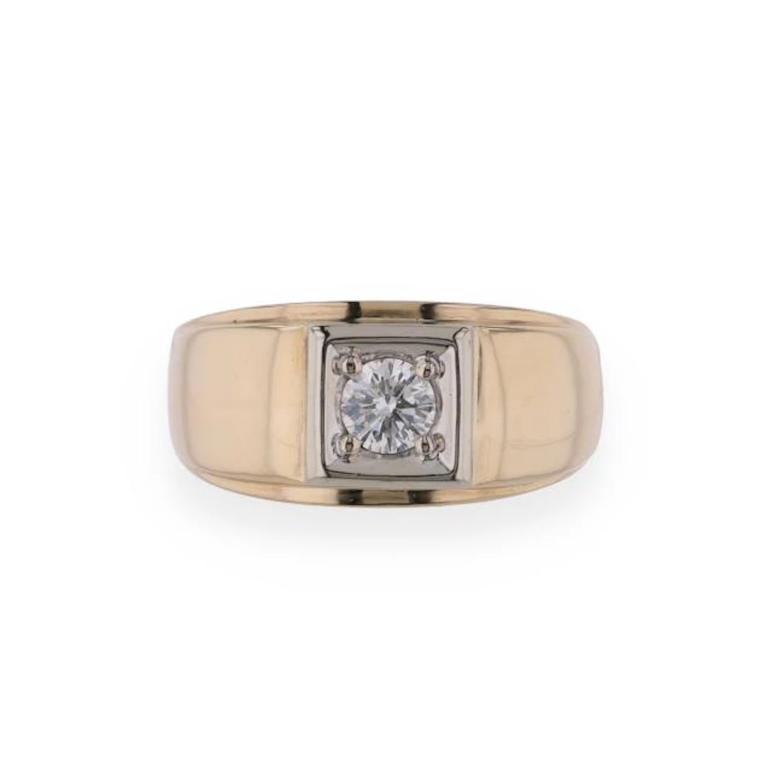 Gent's Gold and Diamond Ring