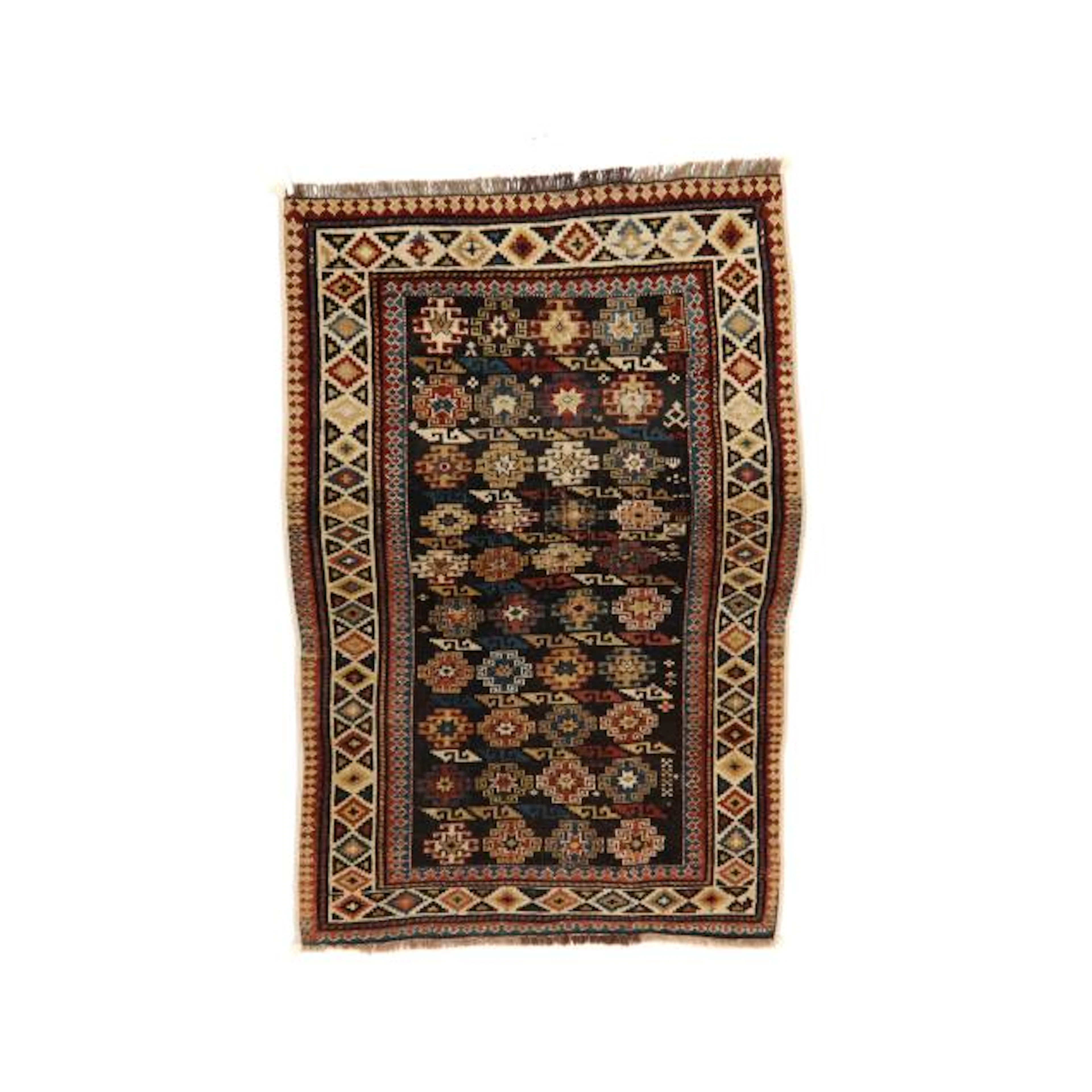 Semi-Antique Caucasian Area Rug