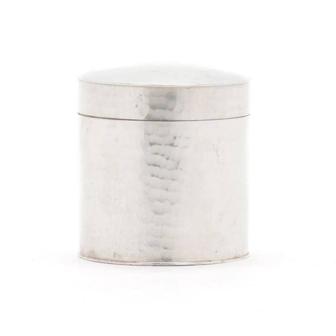Edwardian Silver Dressing Canister, Mark of Henry Hodson Plante