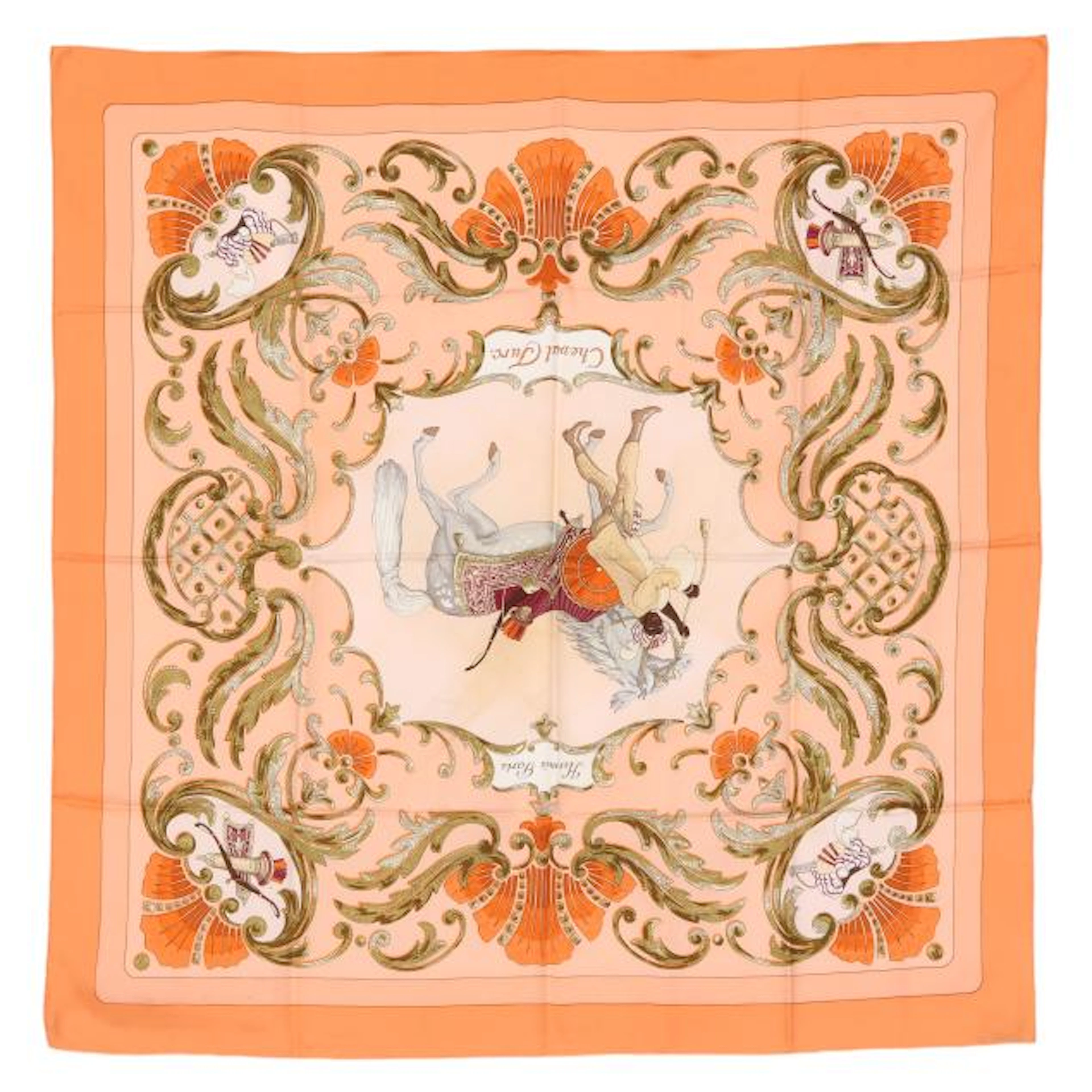 Silk Cheval Turc Scarf, Hermès