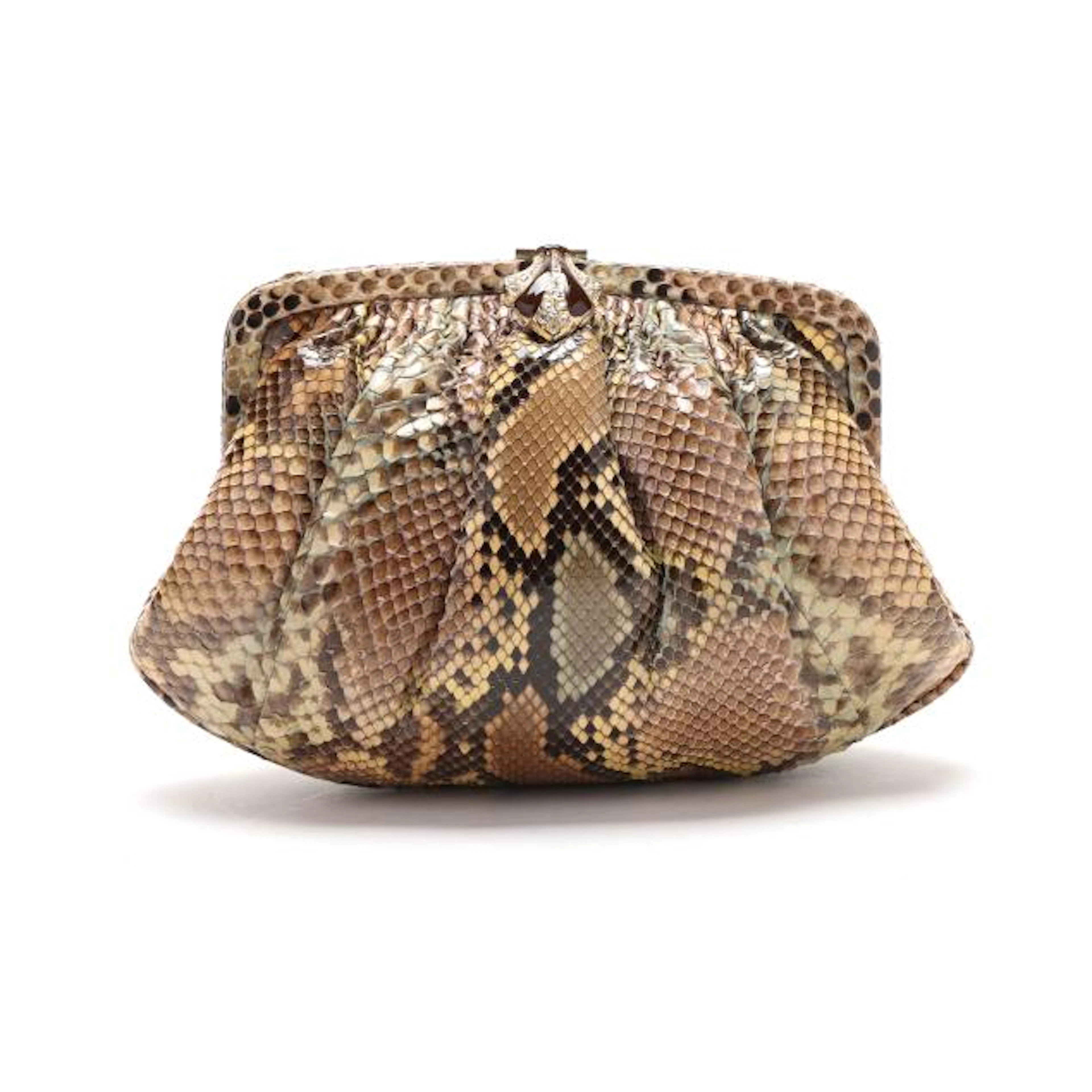 Vintage Snakeskin Clutch