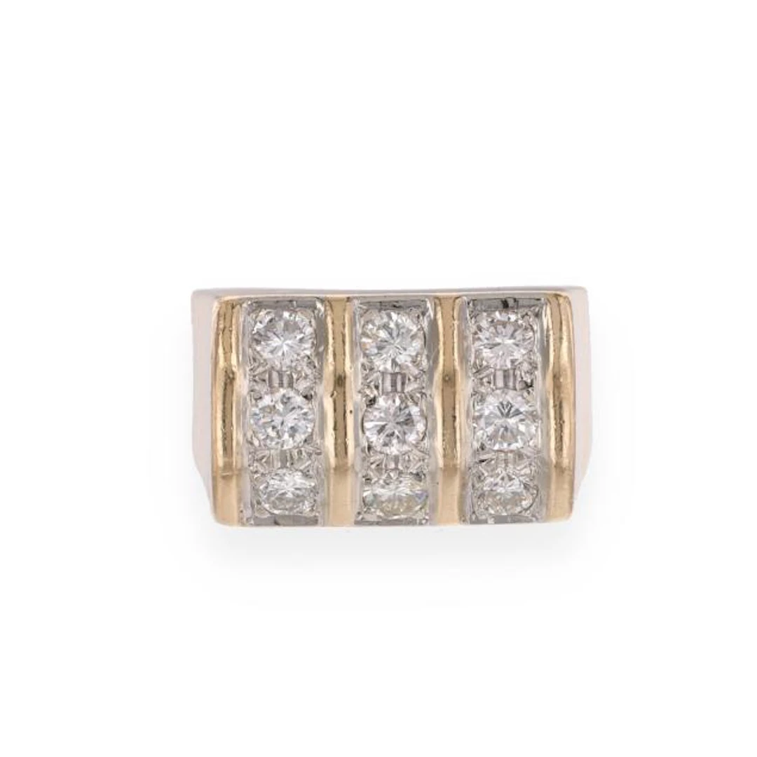 Gent's Gold and Diamond Ring
