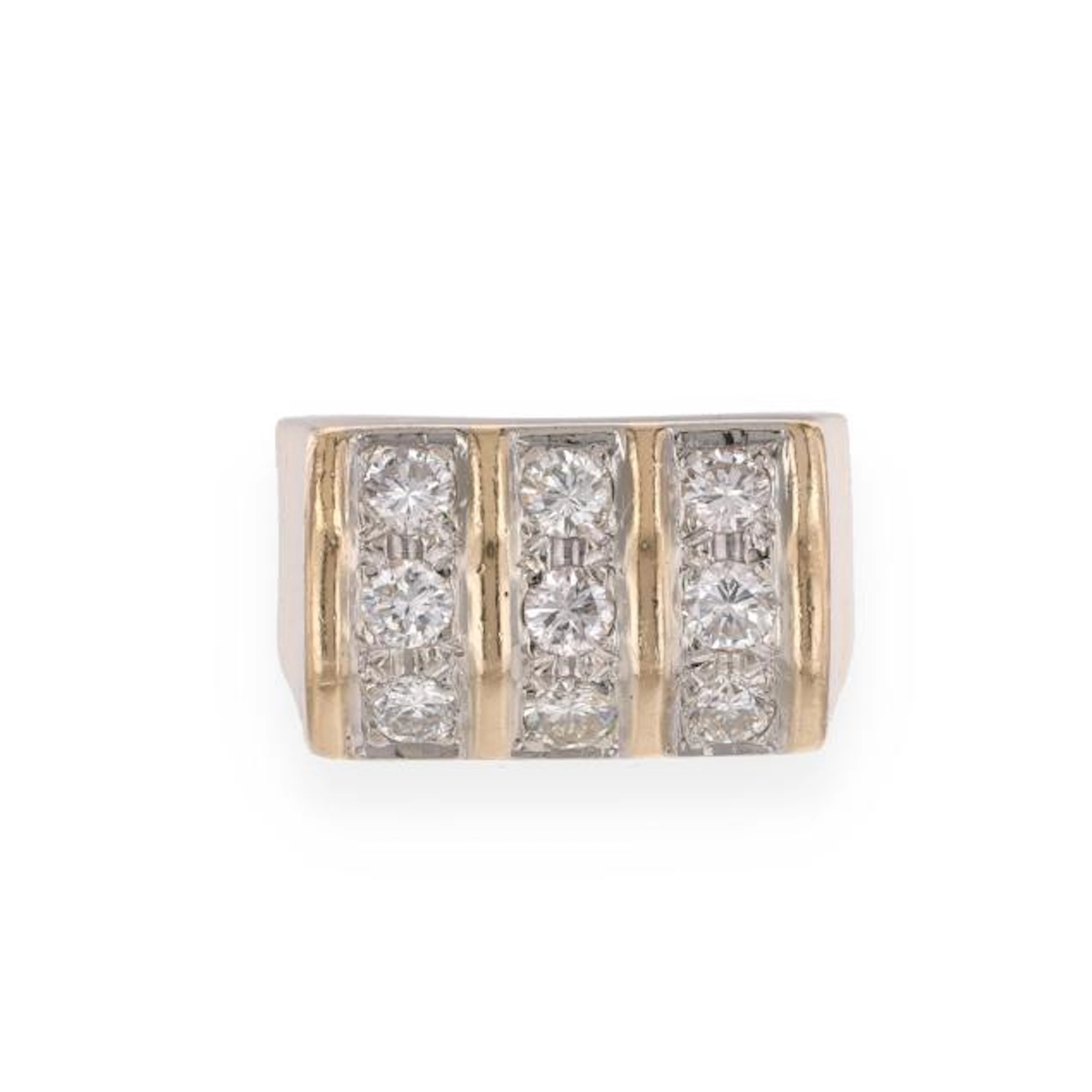 Gent's Gold and Diamond Ring