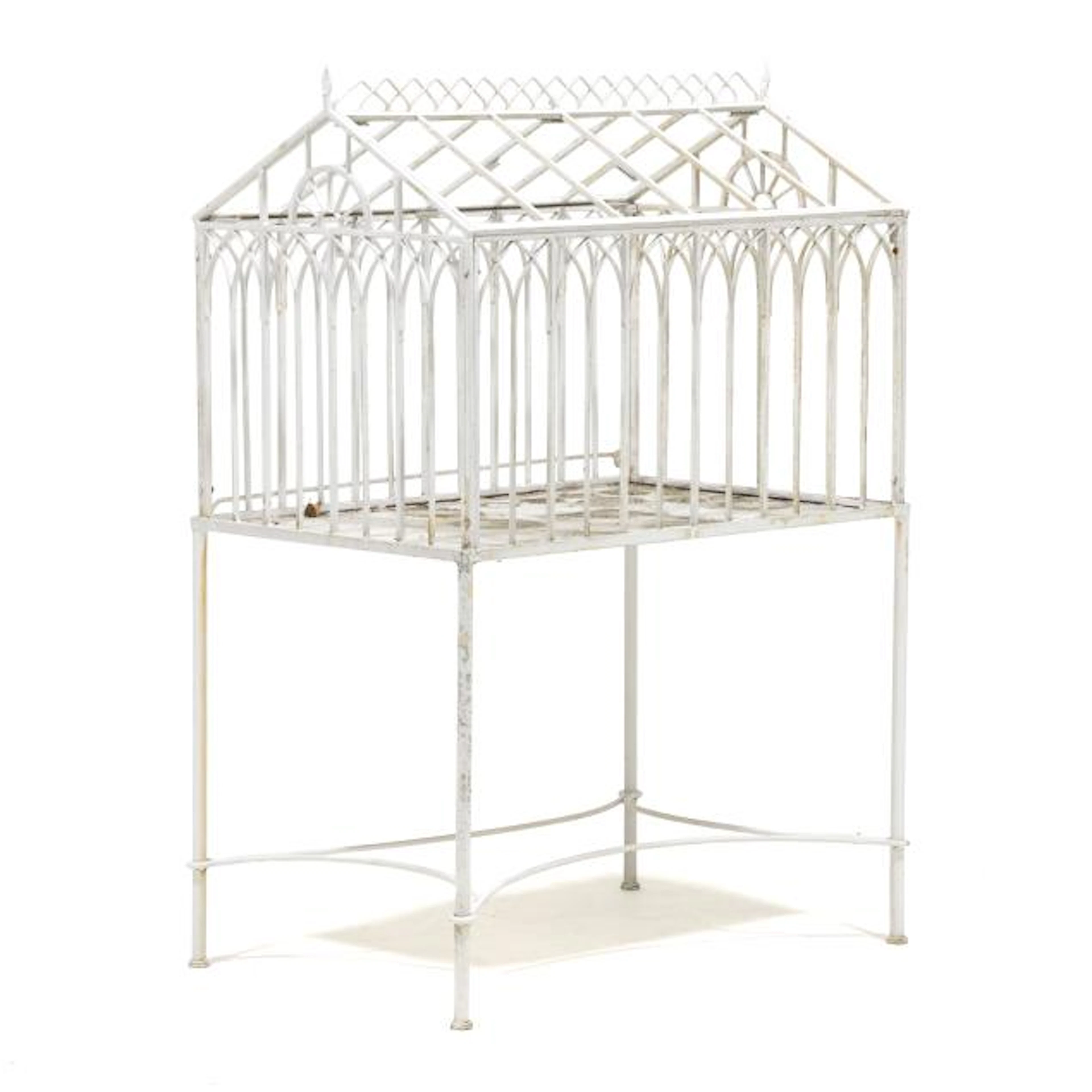 Iron Architectural Terrarium on Stand