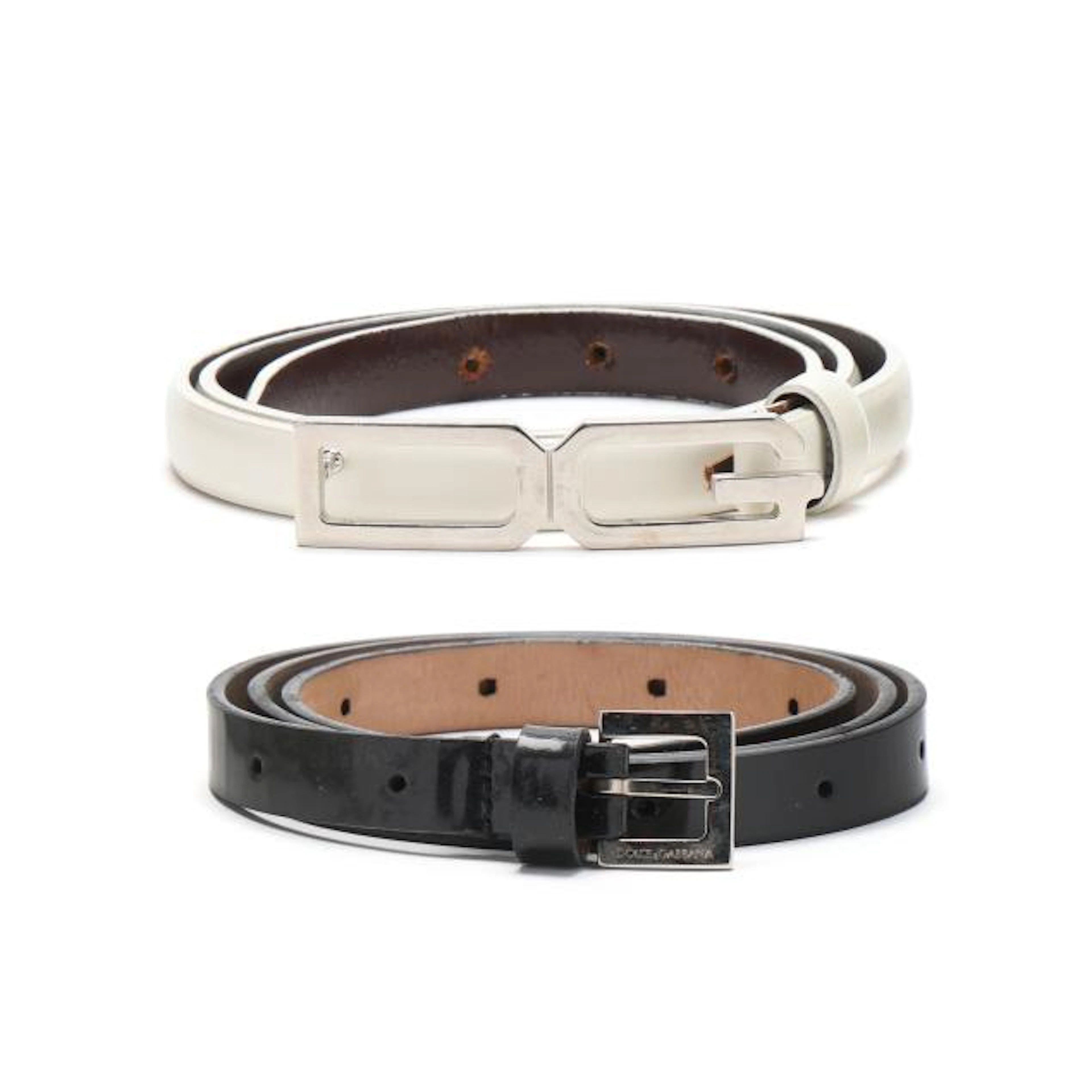 Two Leather Belts, Dolce & Gabbana