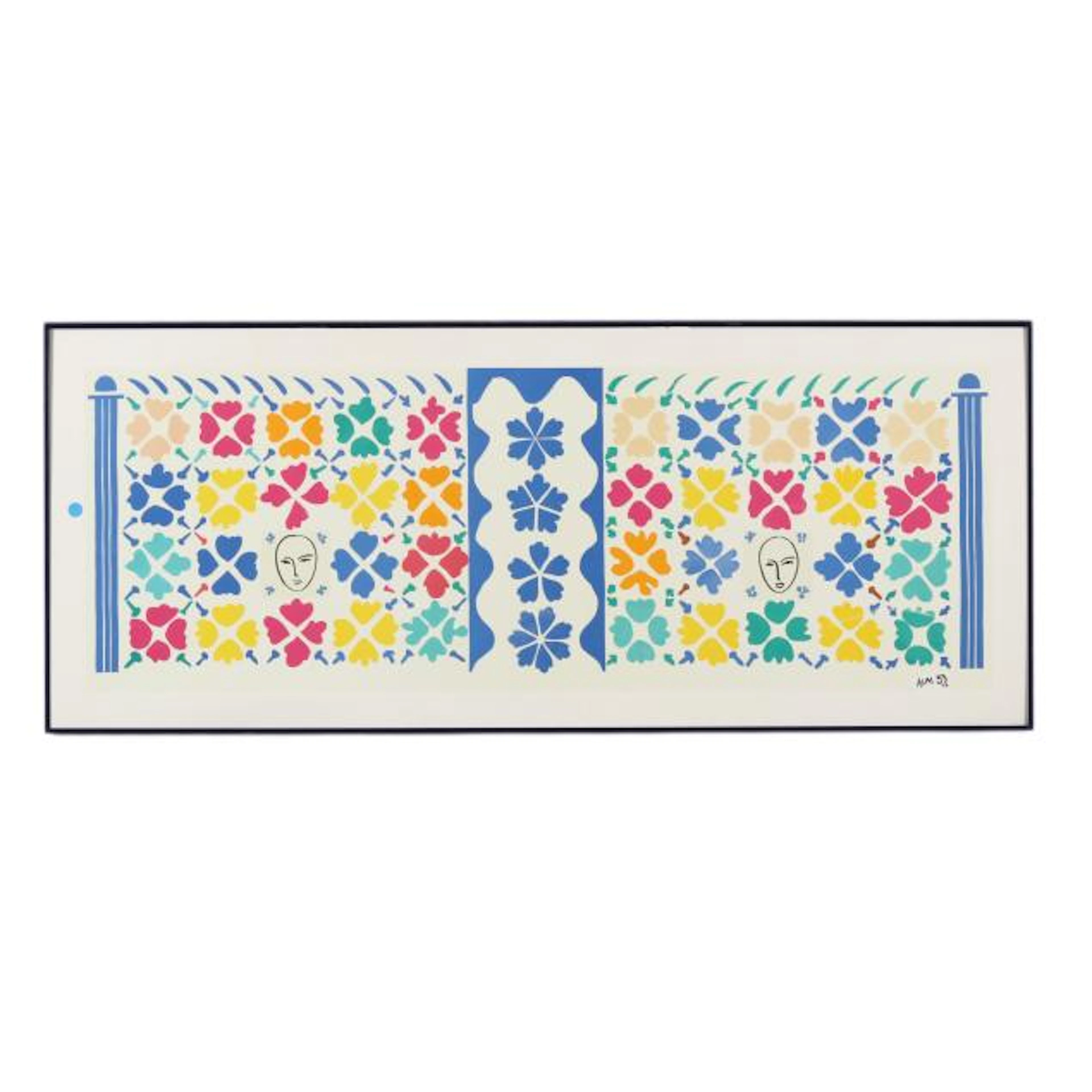 Large Framed Exhibition Poster after Henri Matisse