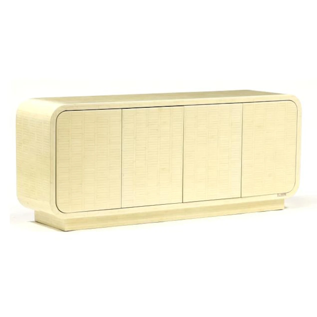 Enrique Garcel (Peru, b.1930), Tessellated Bone Credenza